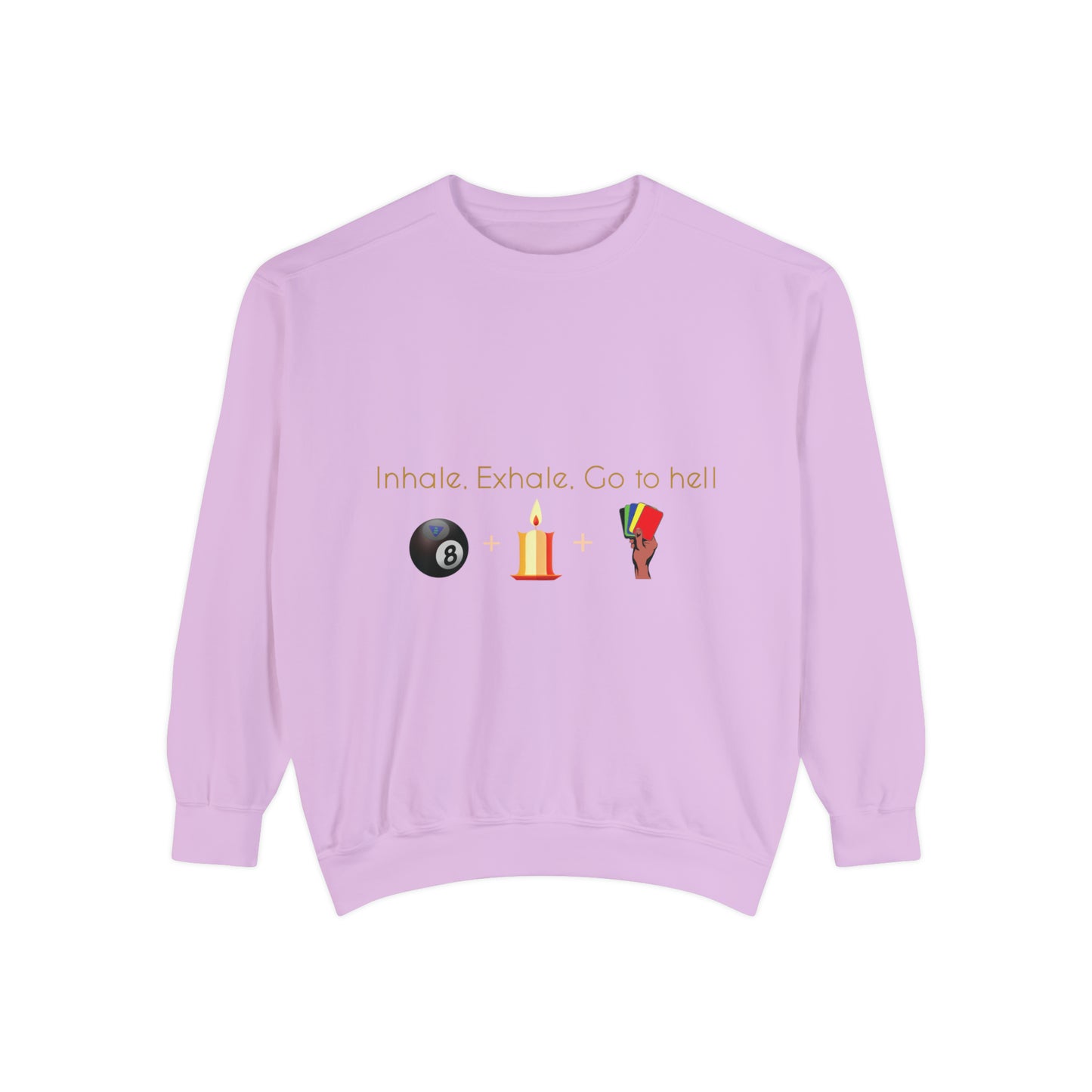 Inhale-Exhale Unisex Garment-Dyed Sweatshirt