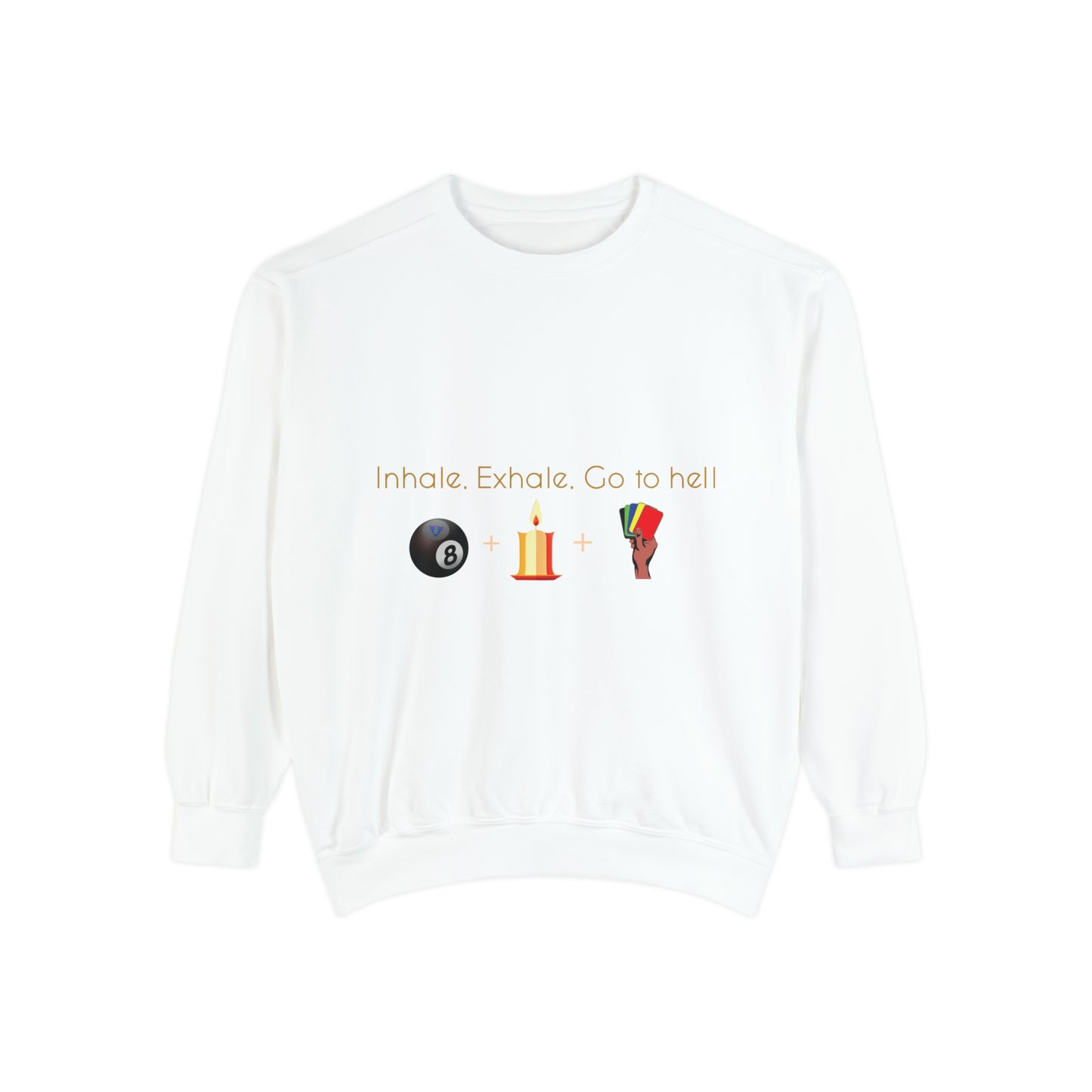 Inhale-Exhale Unisex Garment-Dyed Sweatshirt