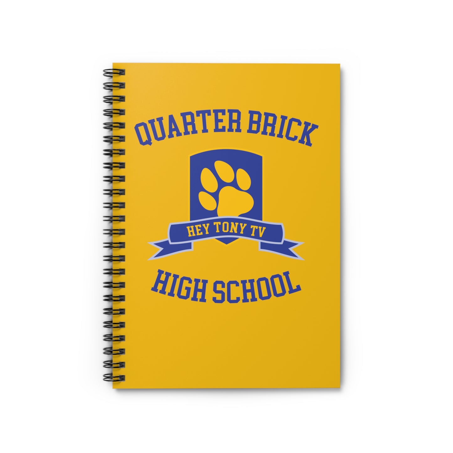 QuarterBrick High School Spiral Notebook - Ruled Line