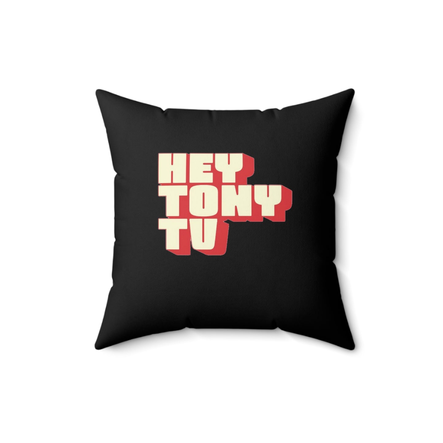 Inhale-Exhale Faux Suede Square Pillow