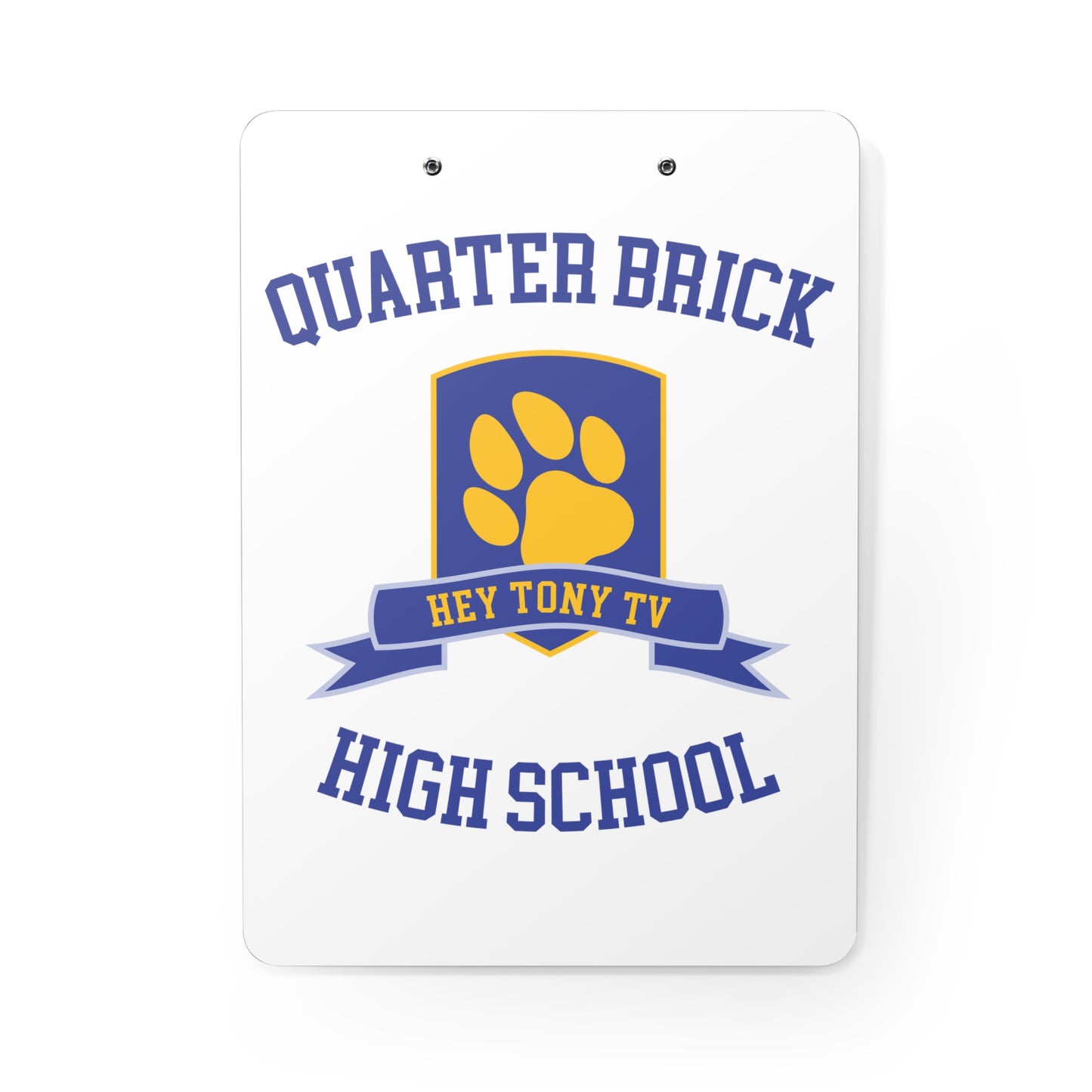 QuarterBrick High School Clipboard