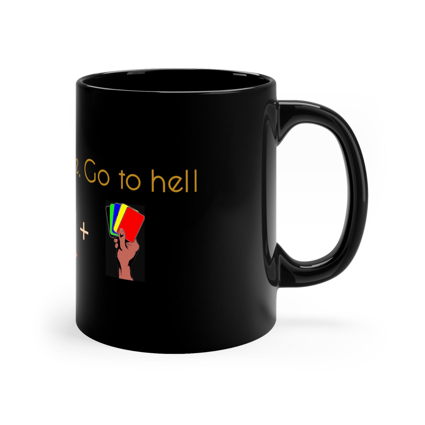 Inhale-Exhale 11oz Black Mug