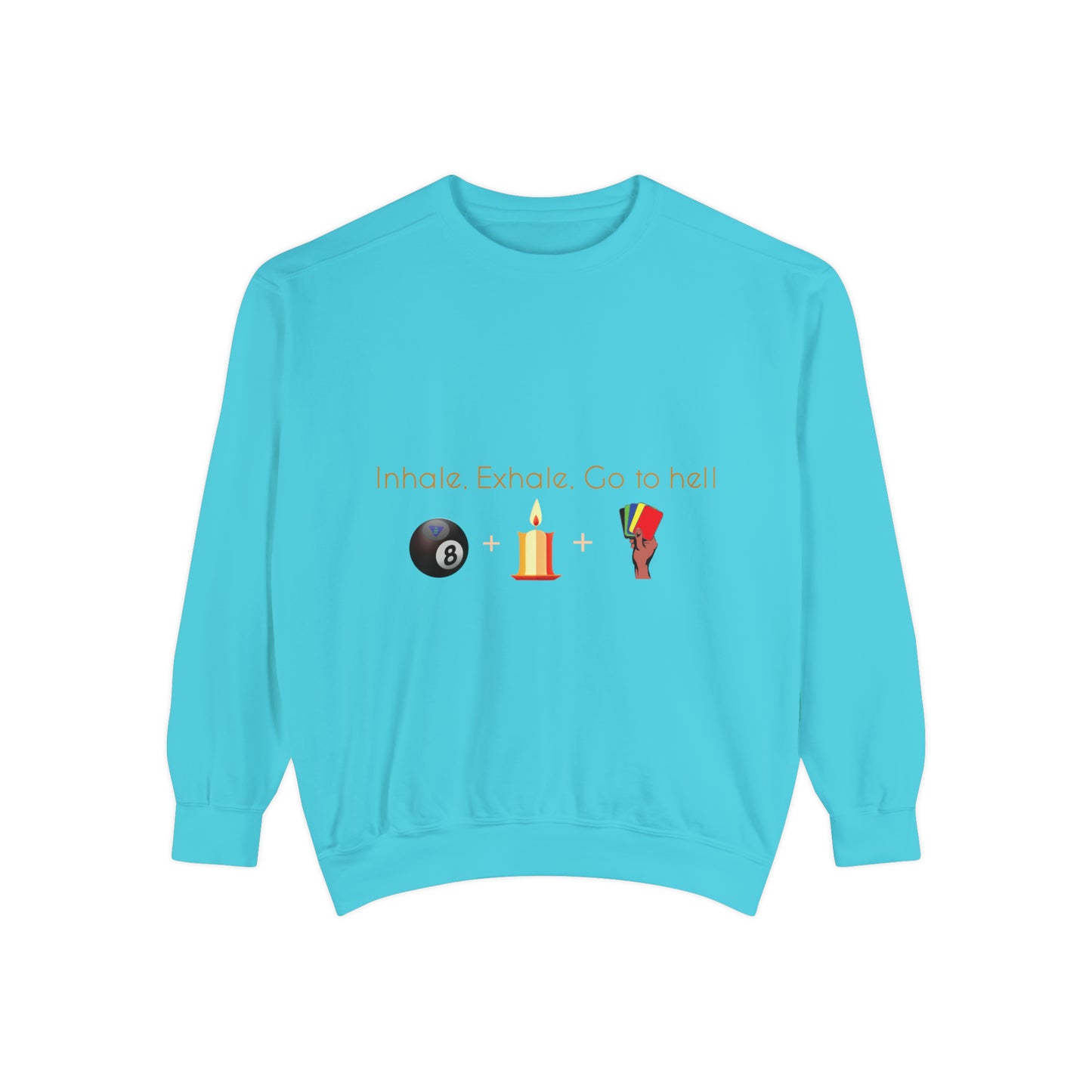 Inhale-Exhale Unisex Garment-Dyed Sweatshirt
