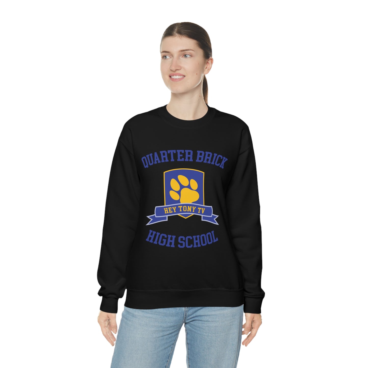 QuarterBrick High Unisex Crewneck Sweatshirt
