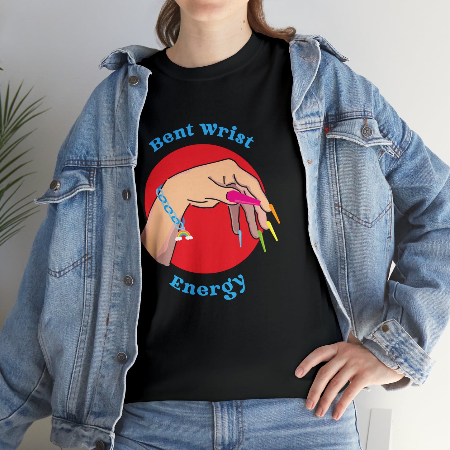 Bent Wrist Energy Pride Nail Heavy Cotton Tee