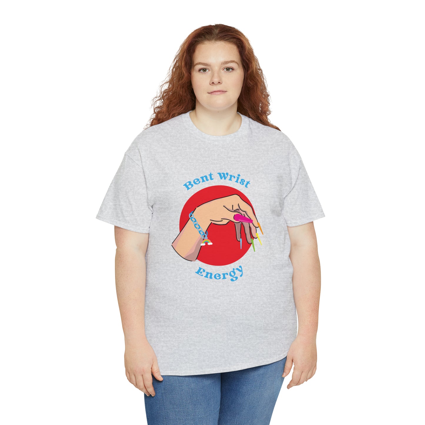 Bent Wrist Energy Pride Nail Heavy Cotton Tee