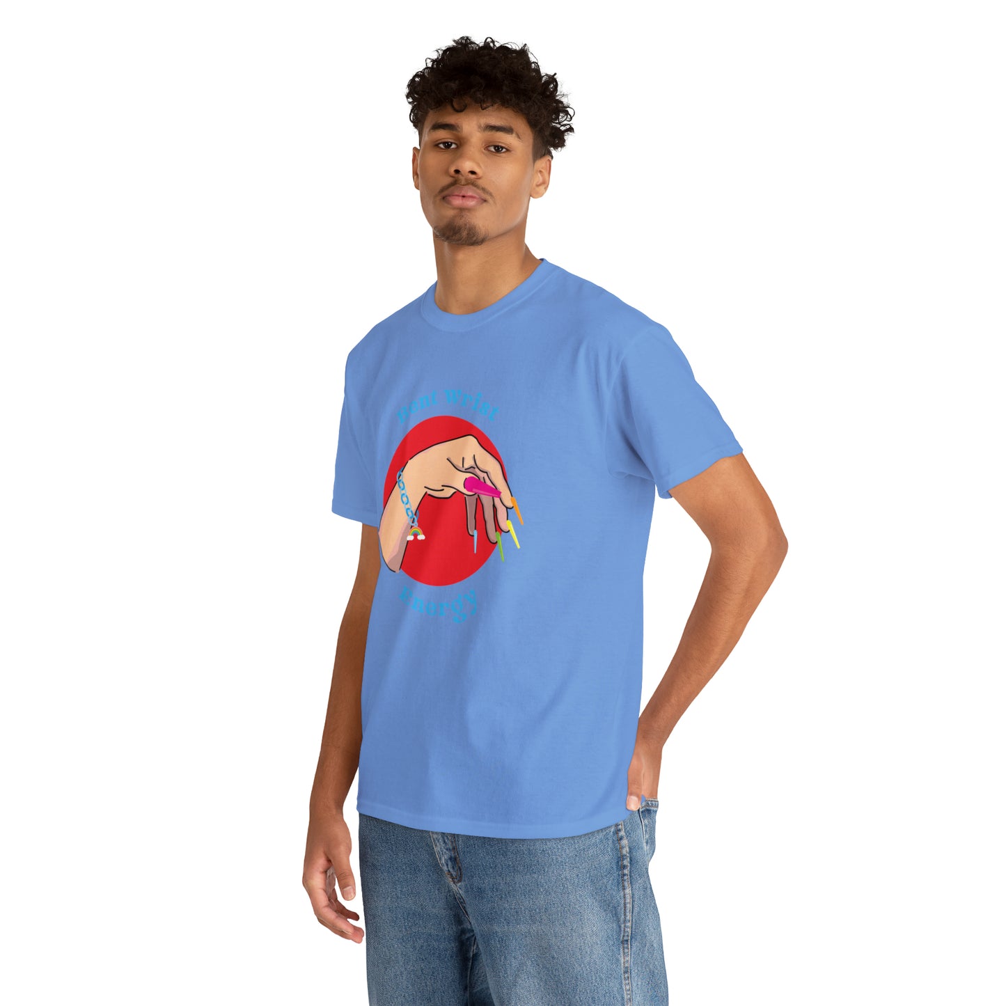Bent Wrist Energy Pride Nail Heavy Cotton Tee