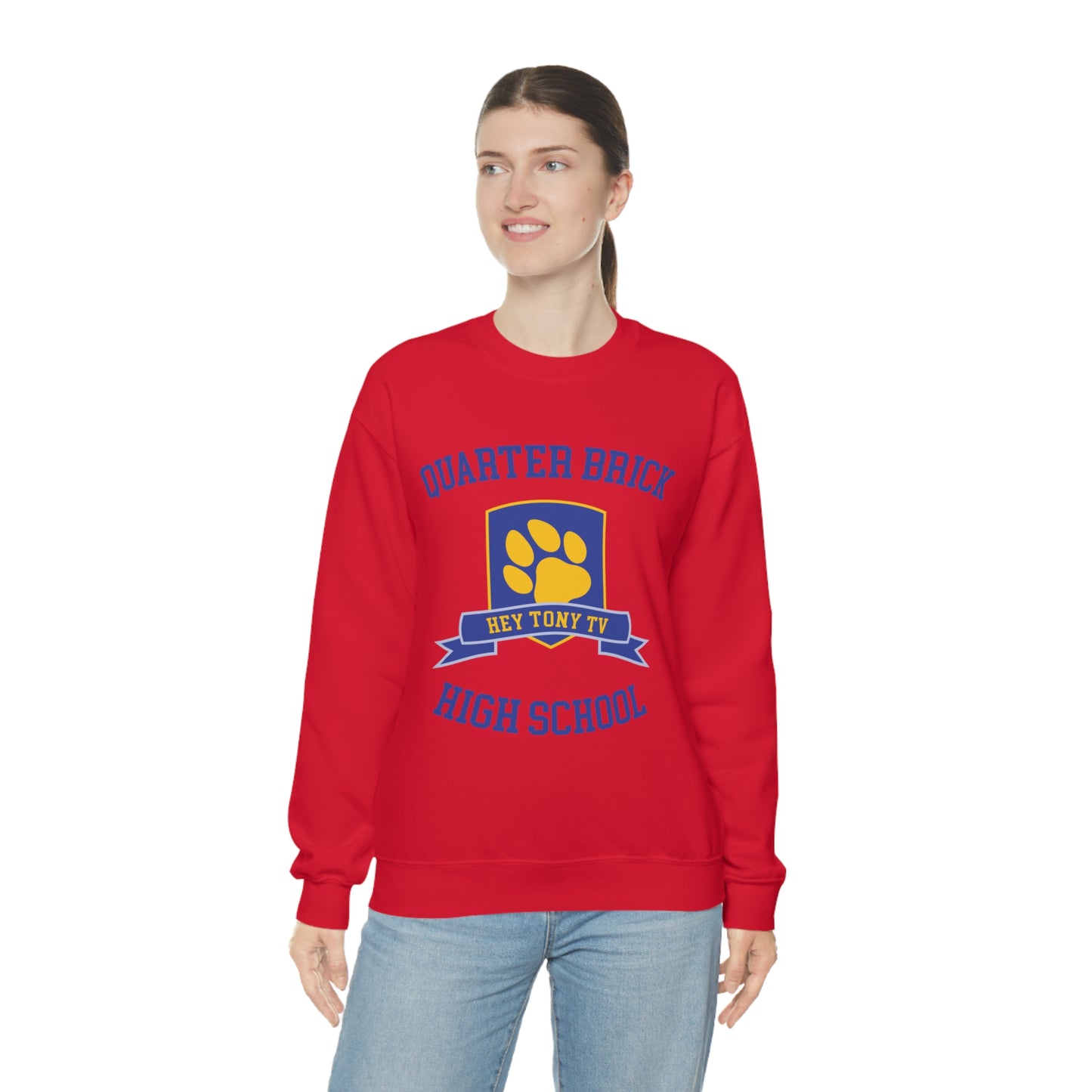 QuarterBrick High Unisex Crewneck Sweatshirt