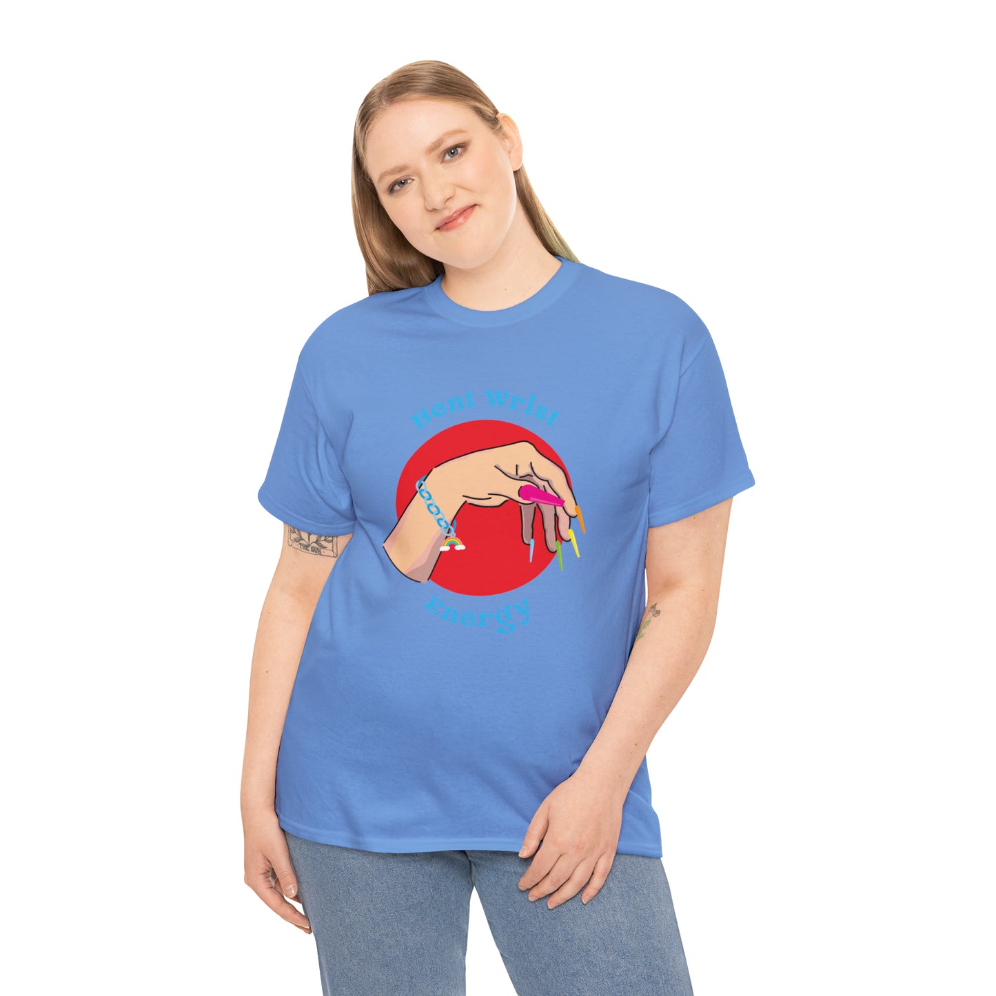Bent Wrist Energy Pride Nail Heavy Cotton Tee