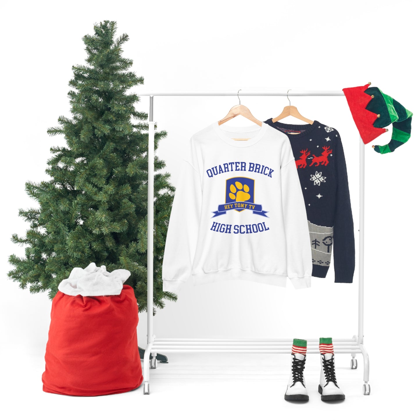 QuarterBrick High Unisex Crewneck Sweatshirt
