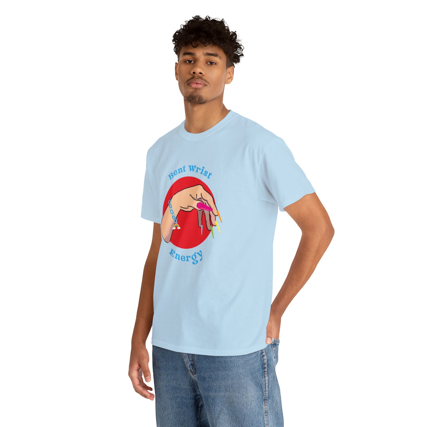 Bent Wrist Energy Pride Nail Heavy Cotton Tee