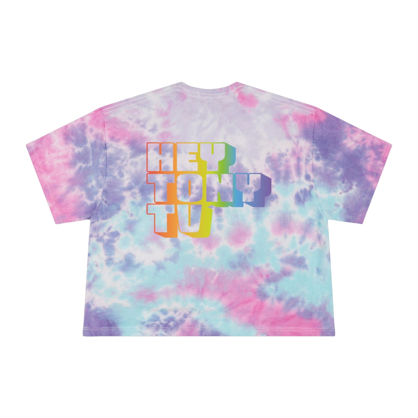 Bent Wrist Tie-Dye Crop Tee