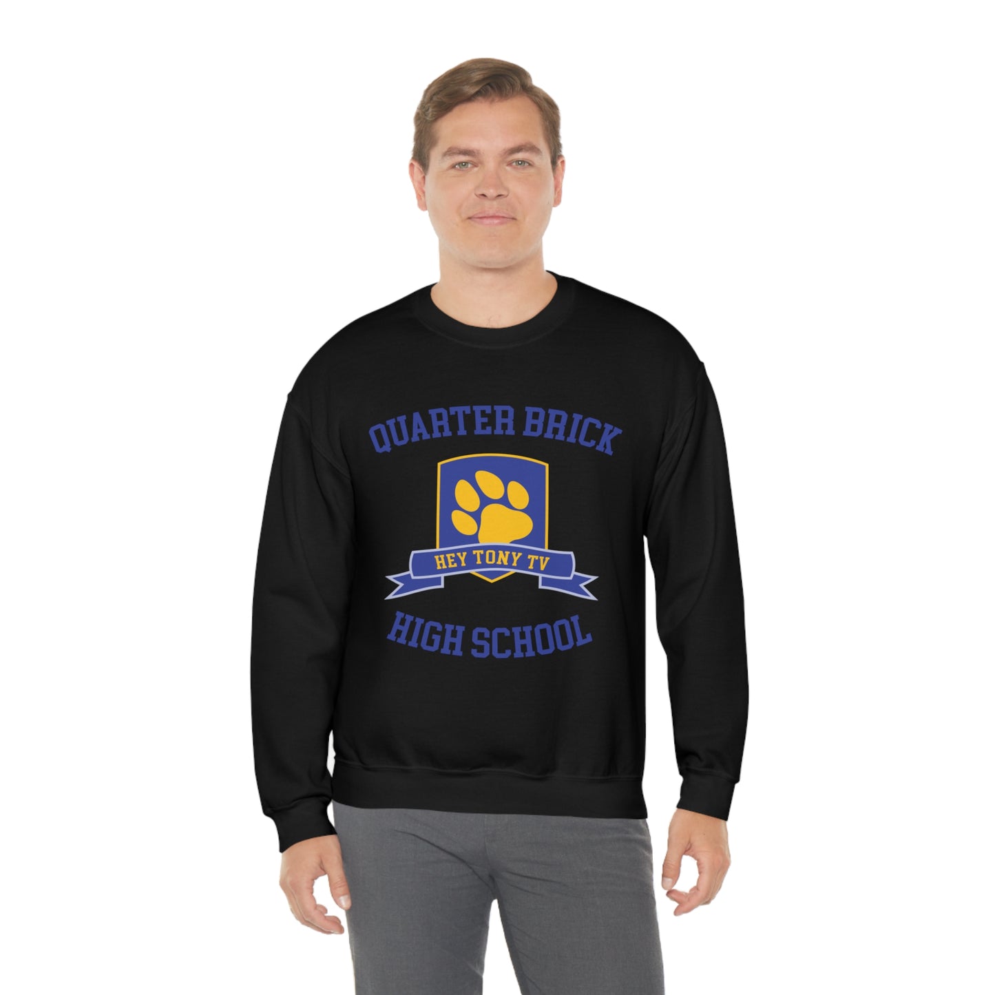 QuarterBrick High Unisex Crewneck Sweatshirt