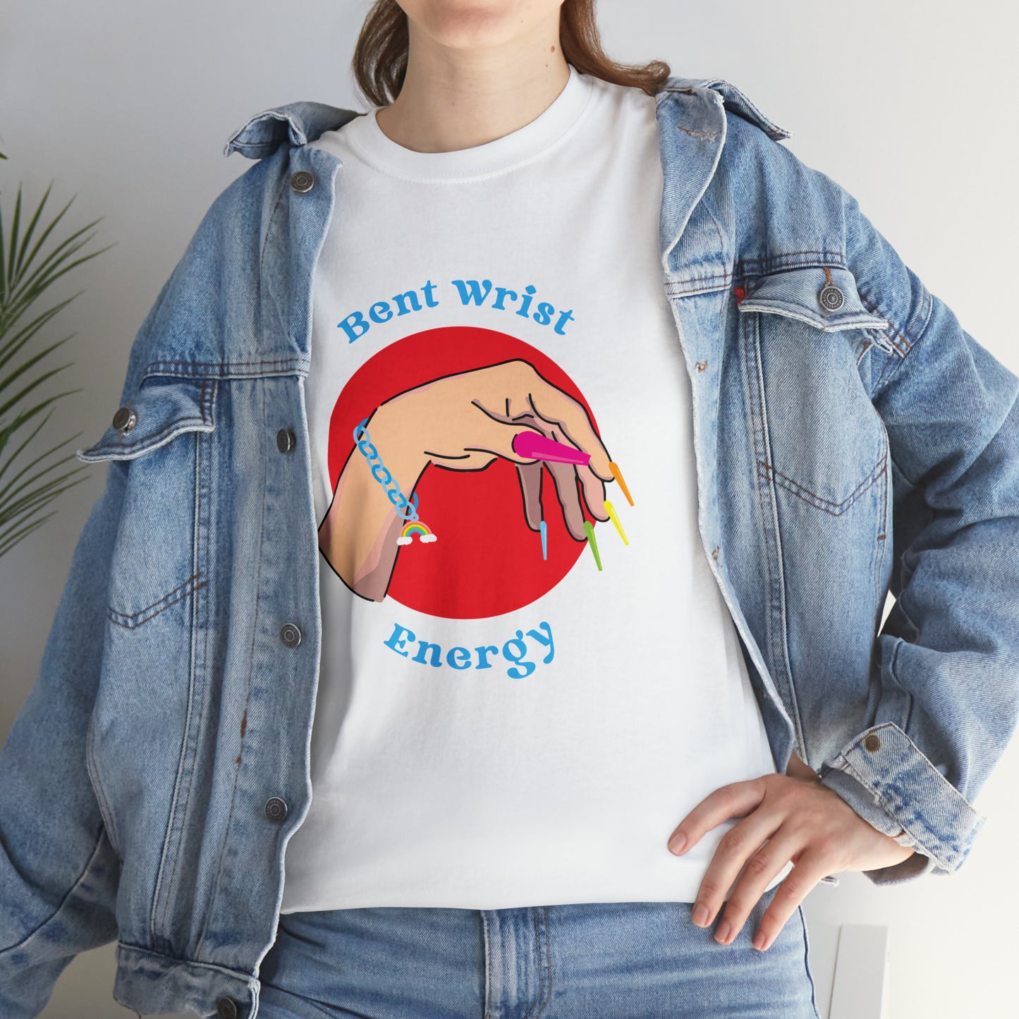 Bent Wrist Energy Pride Nail Heavy Cotton Tee