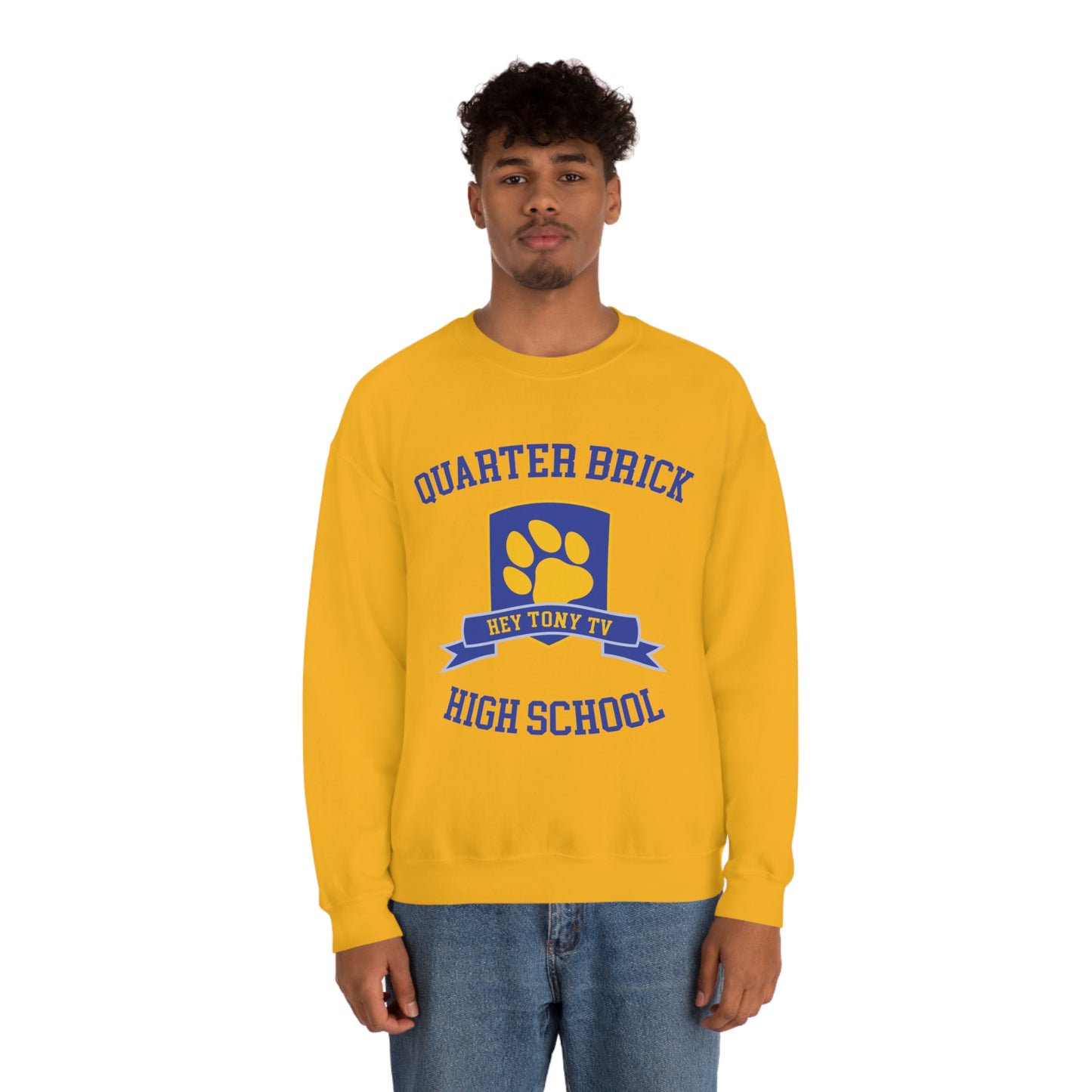 QuarterBrick High Unisex Crewneck Sweatshirt