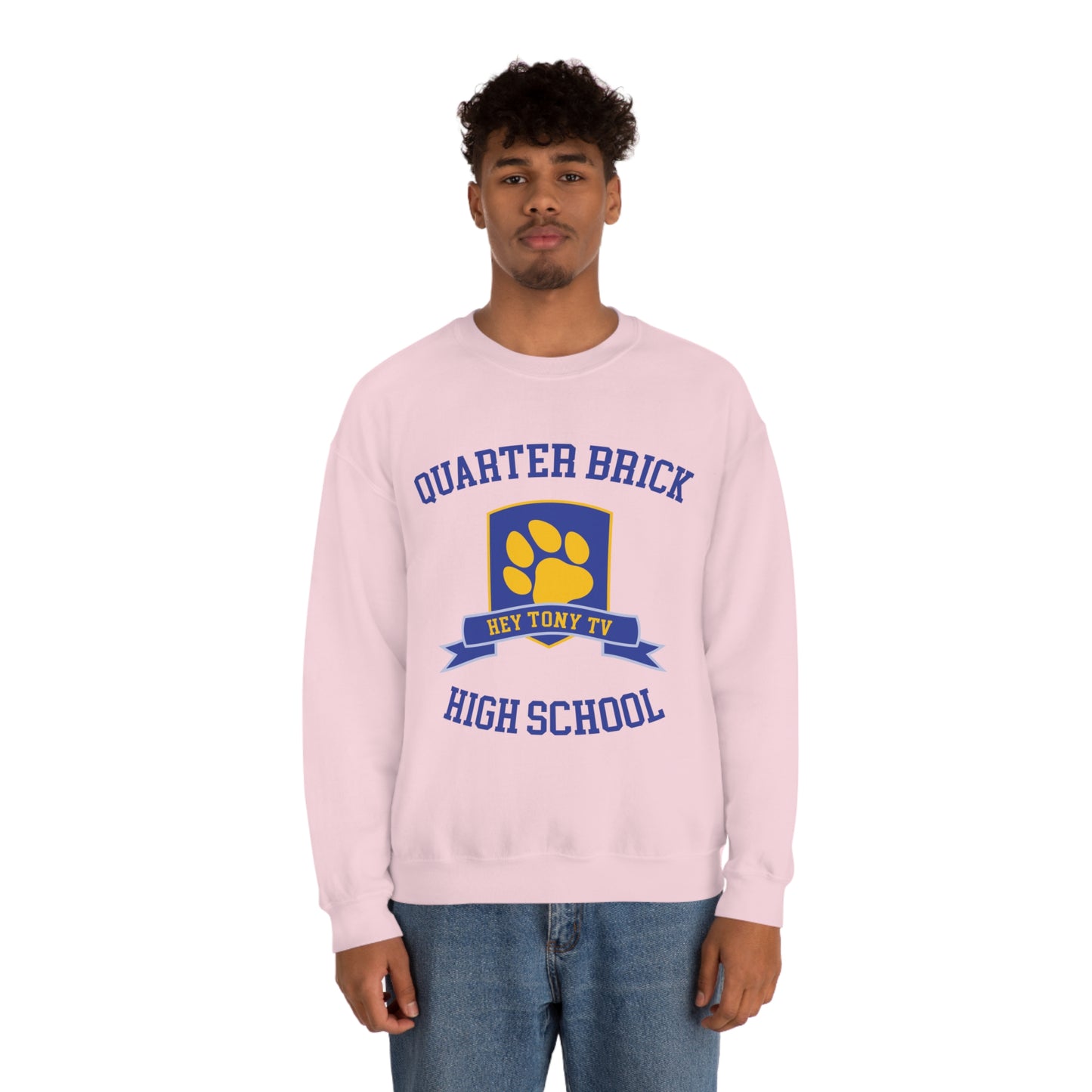 QuarterBrick High Unisex Crewneck Sweatshirt