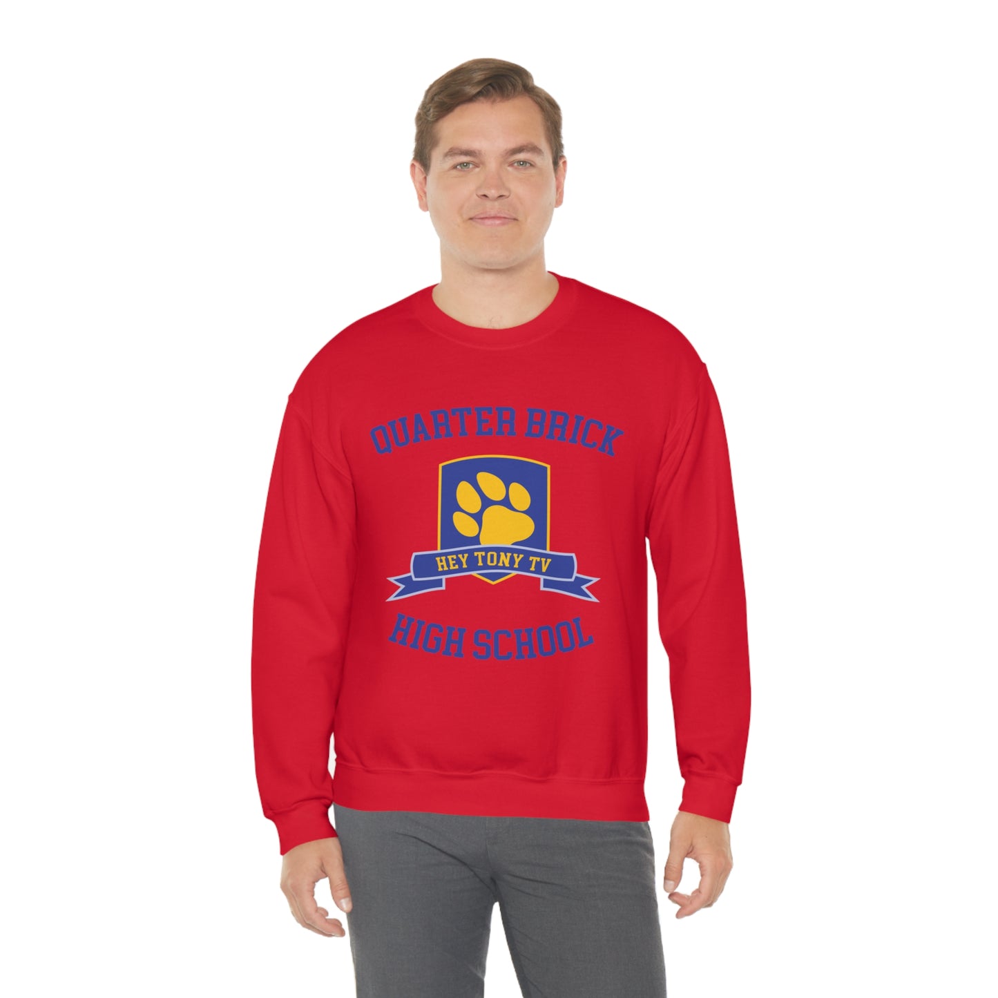 QuarterBrick High Unisex Crewneck Sweatshirt