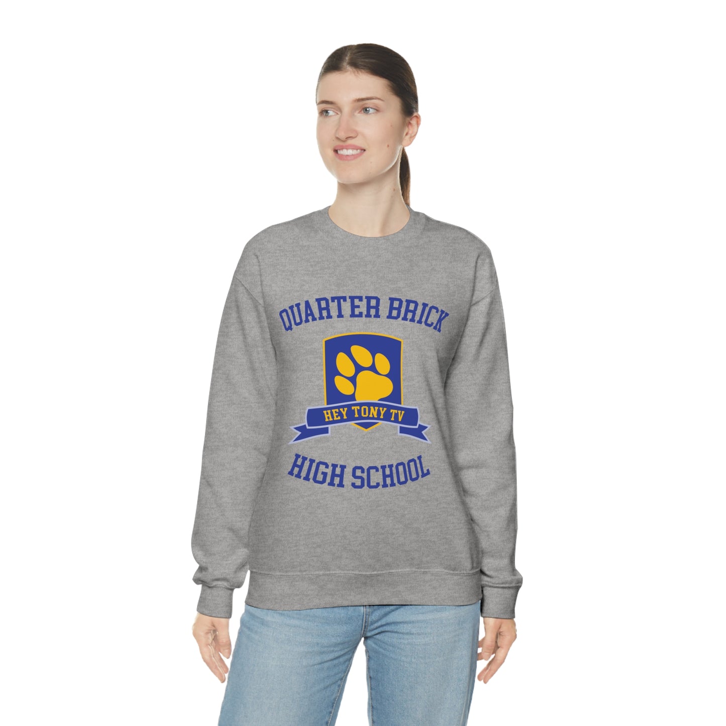 QuarterBrick High Unisex Crewneck Sweatshirt
