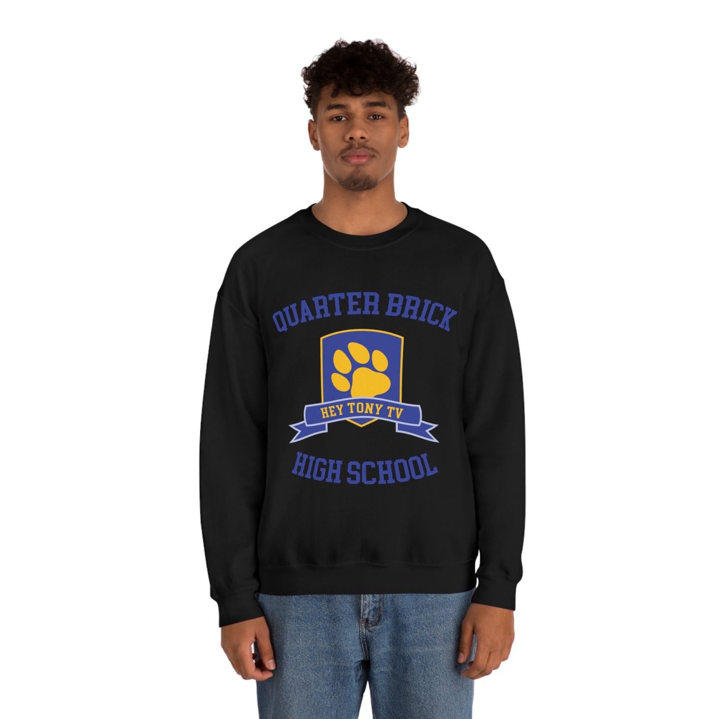 QuarterBrick High Unisex Crewneck Sweatshirt