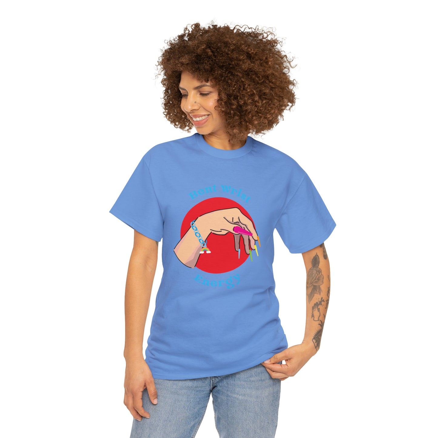 Bent Wrist Energy Pride Nail Heavy Cotton Tee