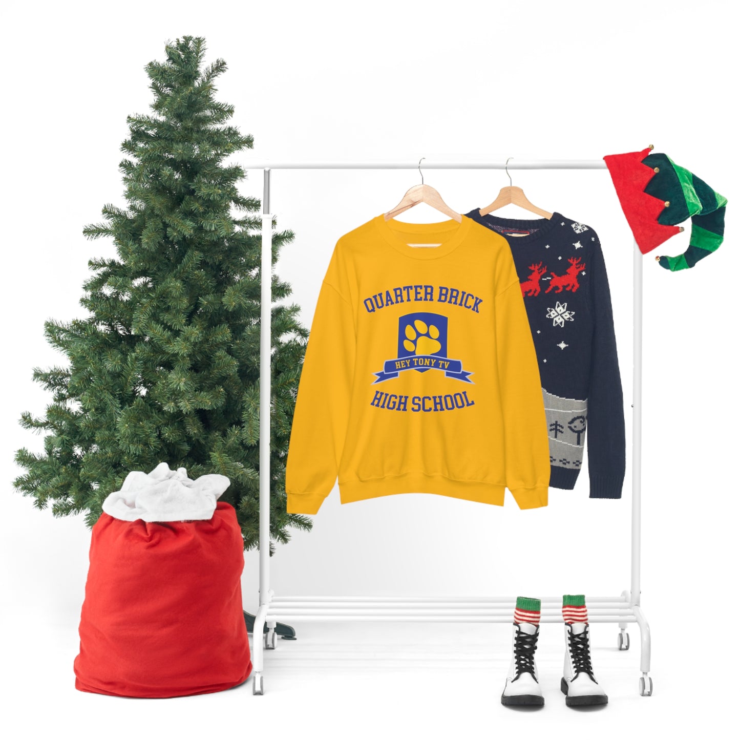 QuarterBrick High Unisex Crewneck Sweatshirt