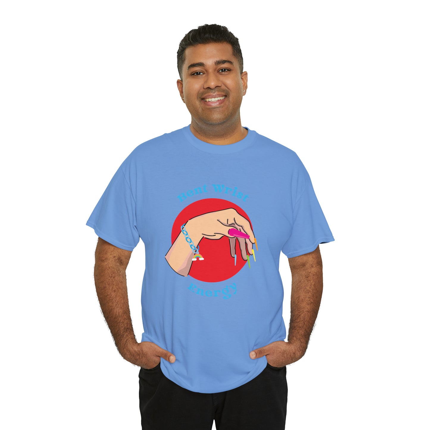 Bent Wrist Energy Pride Nail Heavy Cotton Tee