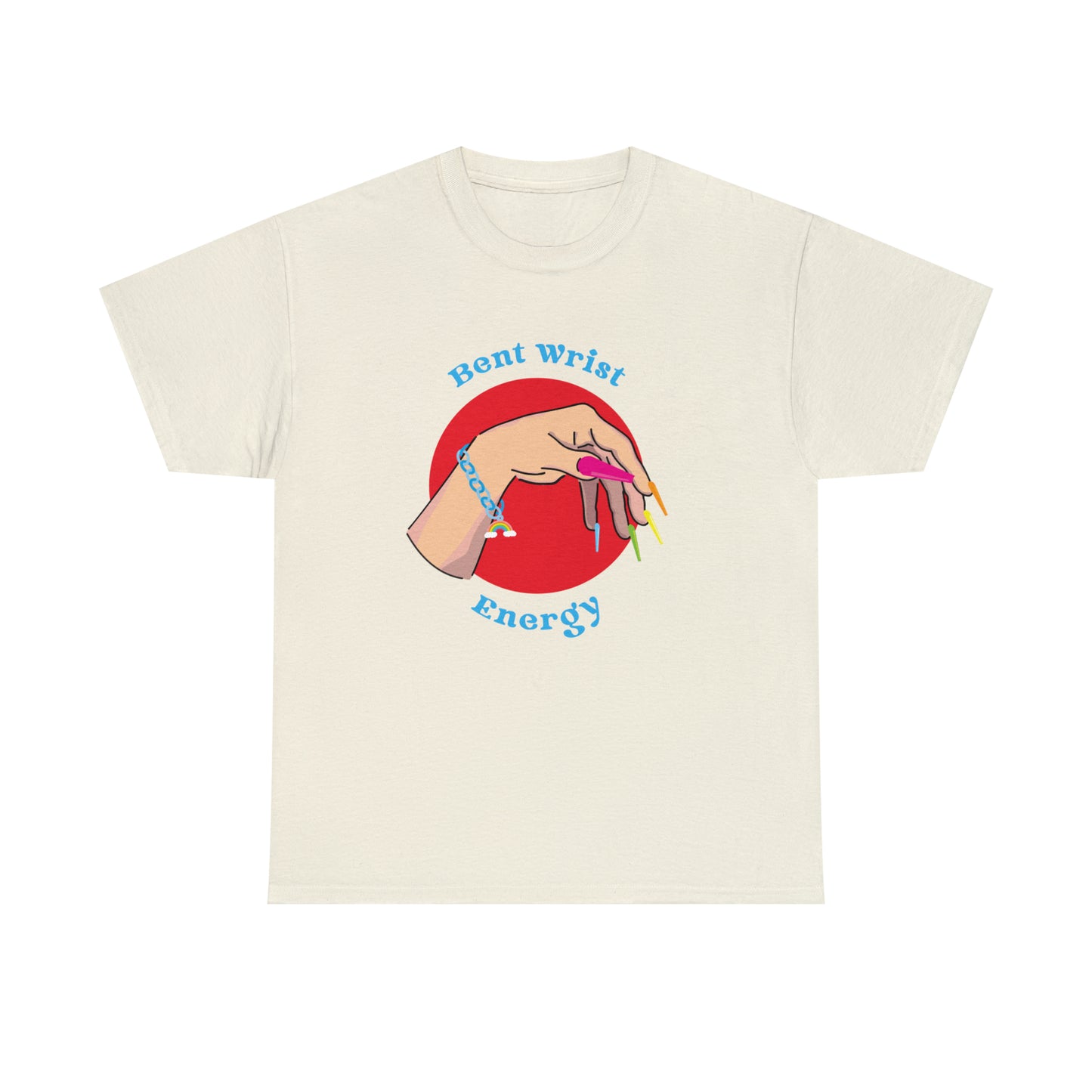 Bent Wrist Energy Pride Nail Heavy Cotton Tee