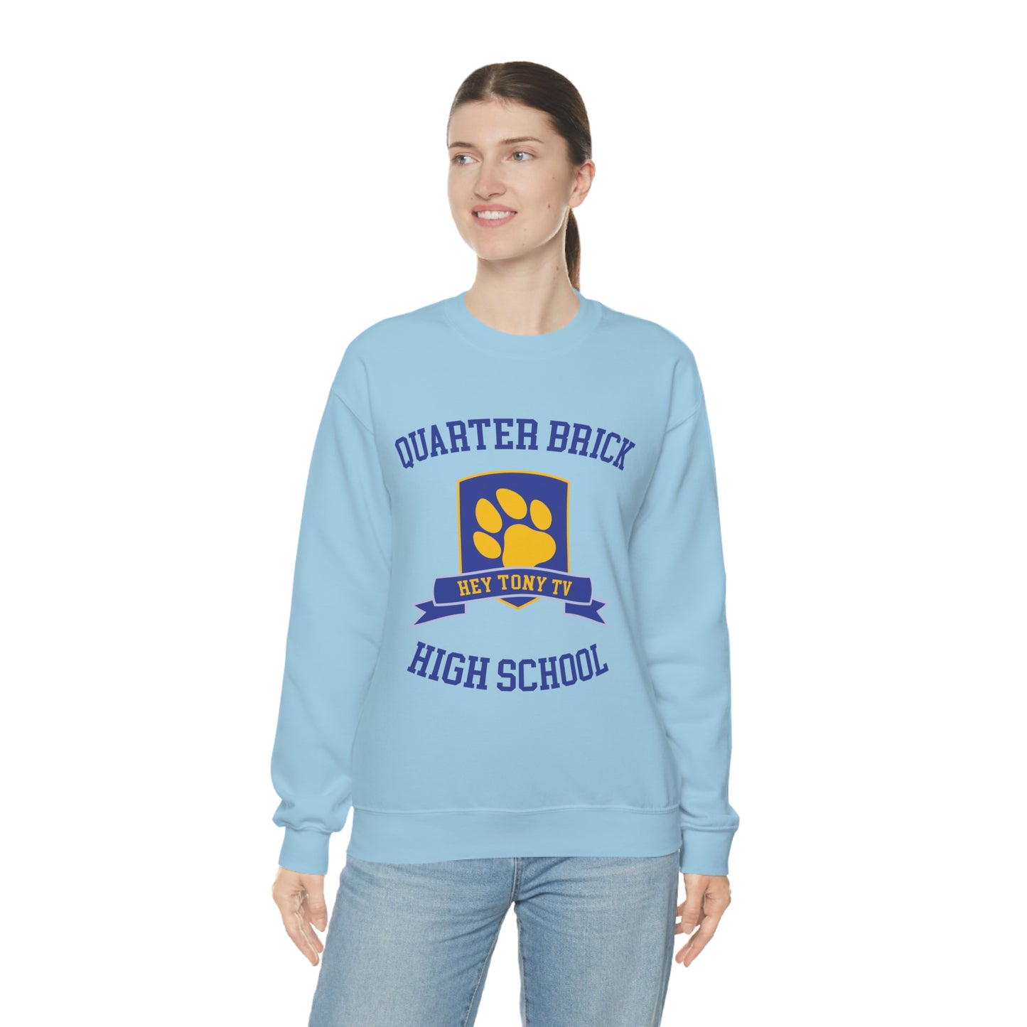 QuarterBrick High Unisex Crewneck Sweatshirt