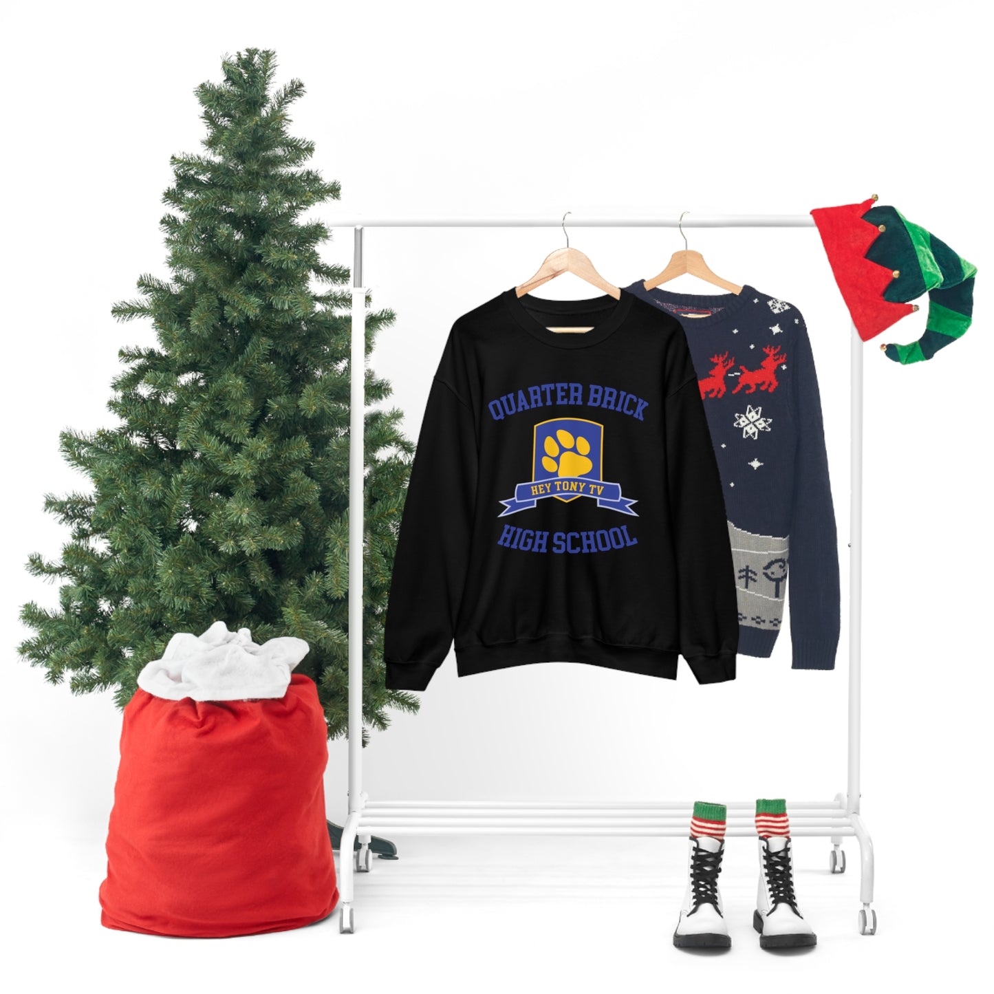 QuarterBrick High Unisex Crewneck Sweatshirt