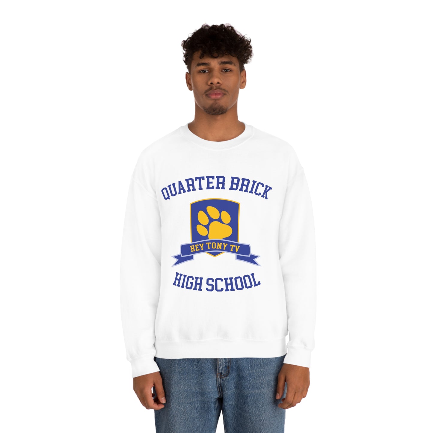 QuarterBrick High Unisex Crewneck Sweatshirt