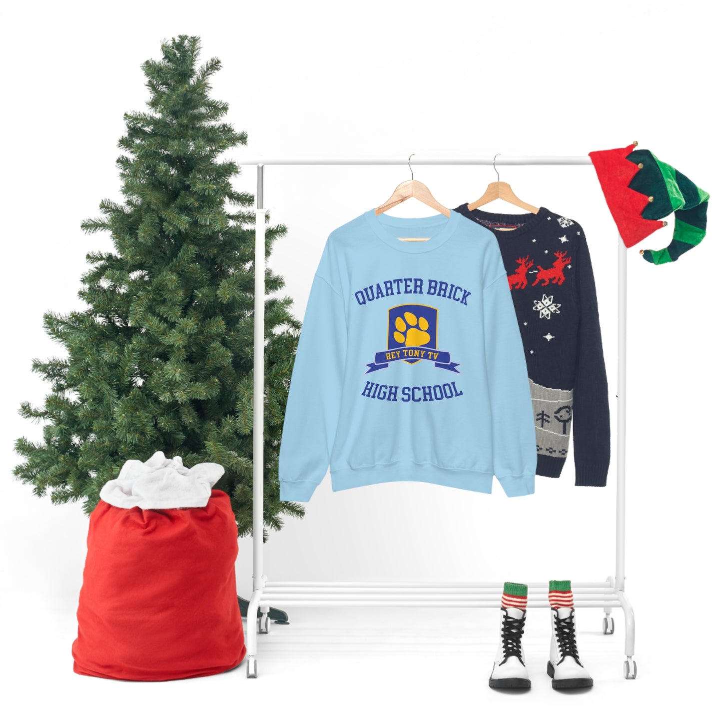 QuarterBrick High Unisex Crewneck Sweatshirt
