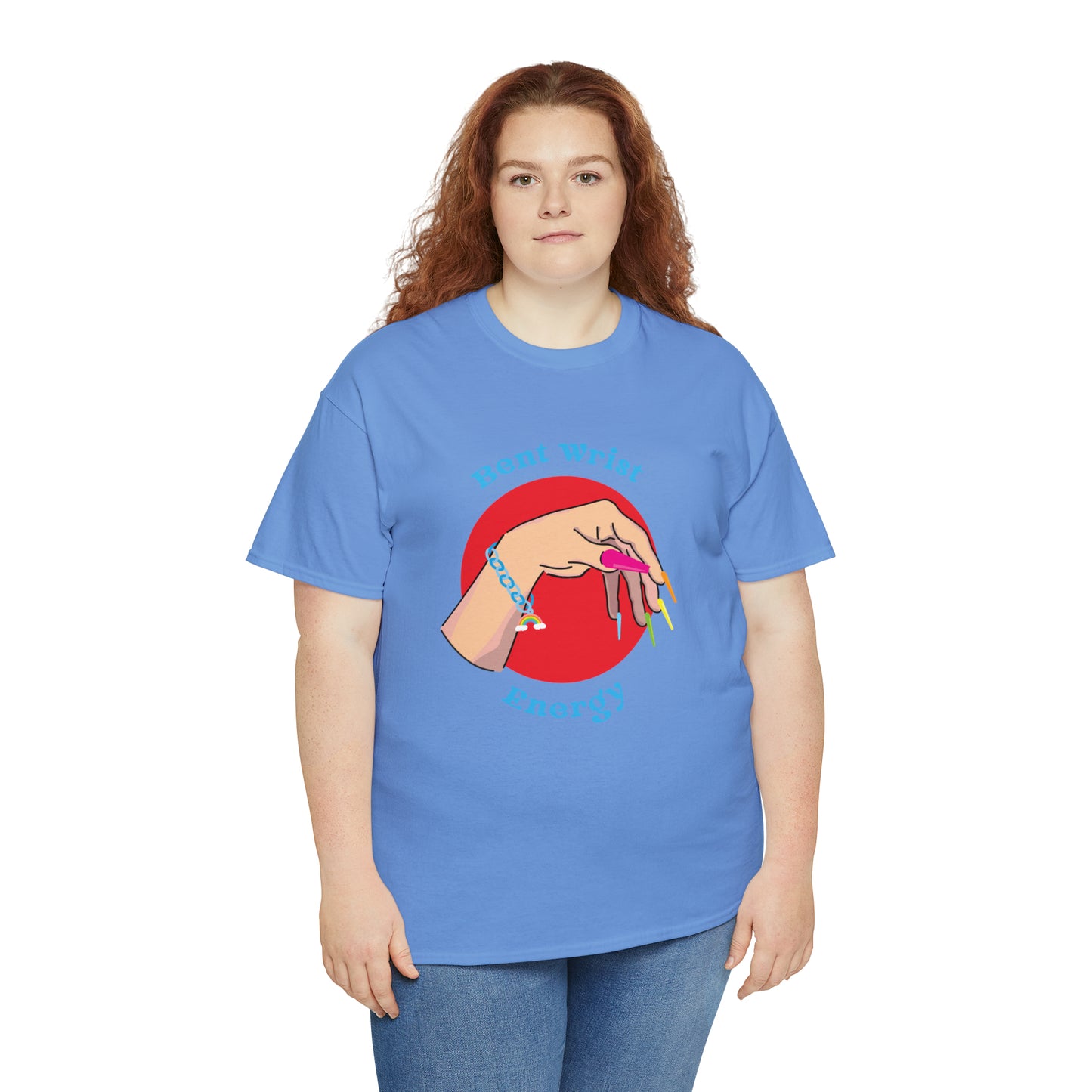 Bent Wrist Energy Pride Nail Heavy Cotton Tee
