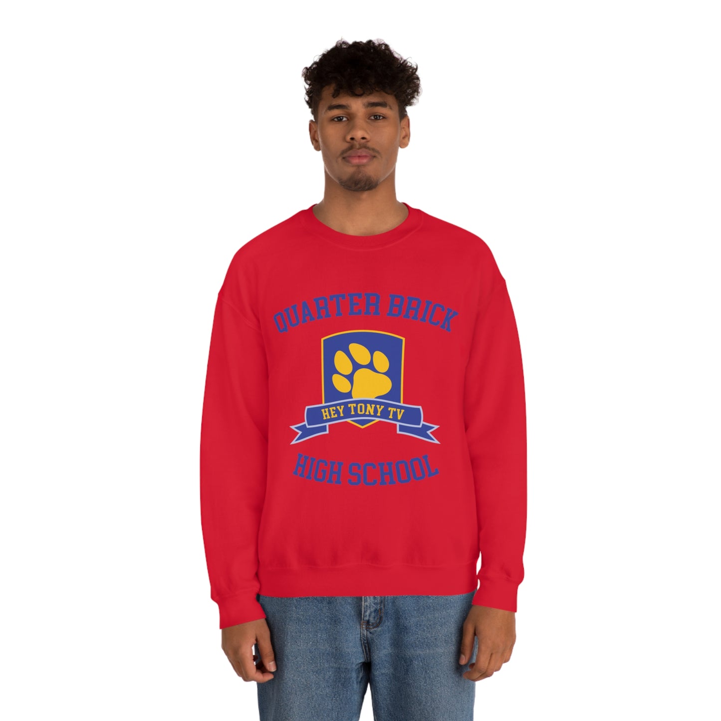 QuarterBrick High Unisex Crewneck Sweatshirt