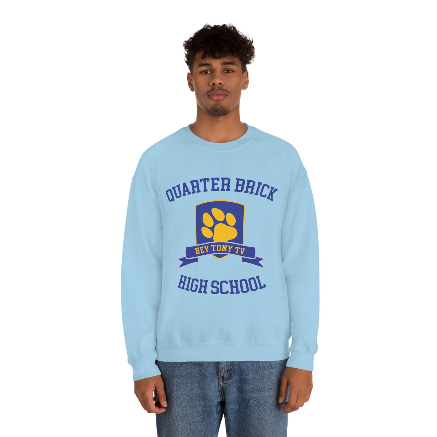 QuarterBrick High Unisex Crewneck Sweatshirt