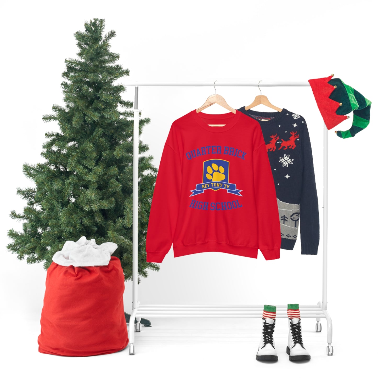 QuarterBrick High Unisex Crewneck Sweatshirt