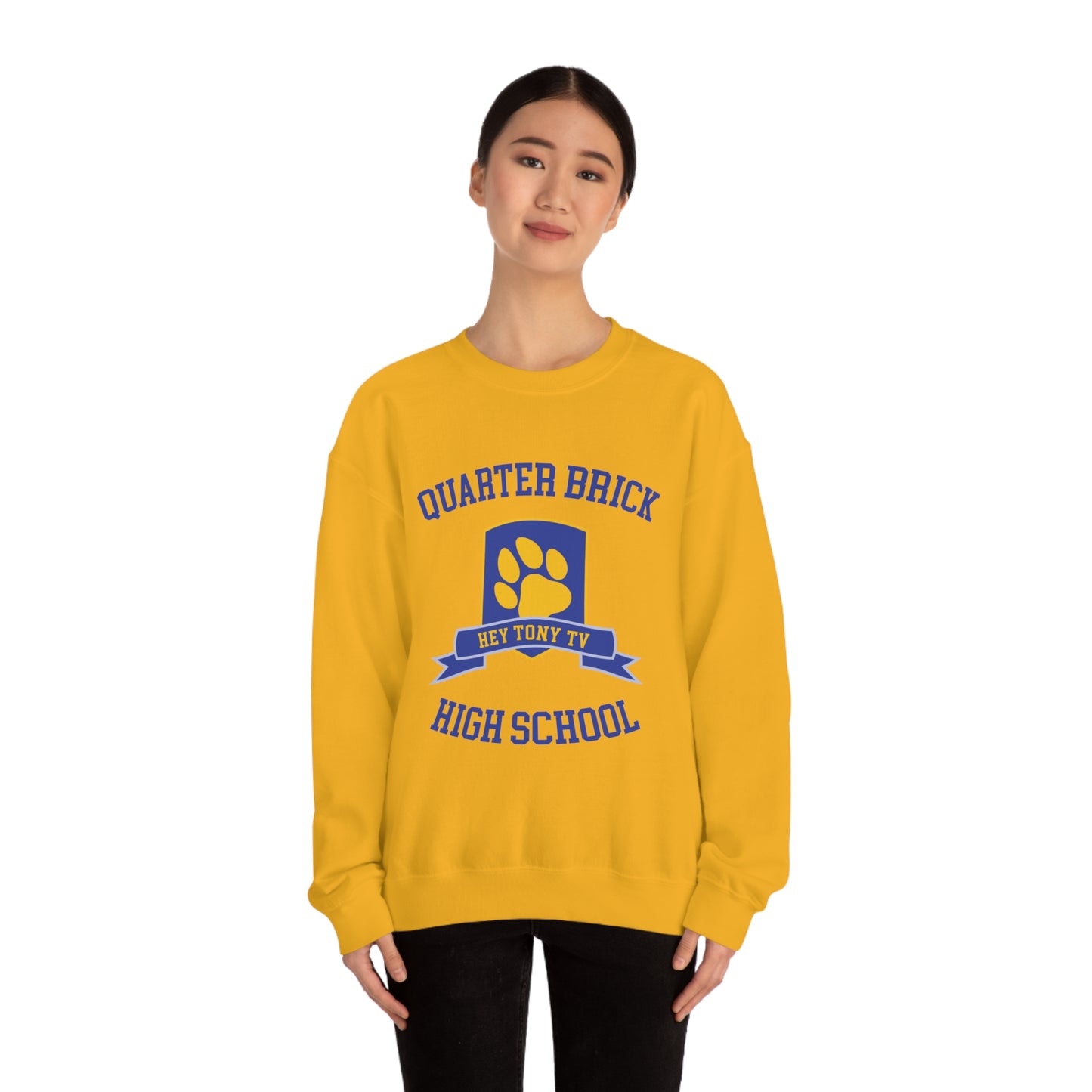 QuarterBrick High Unisex Crewneck Sweatshirt