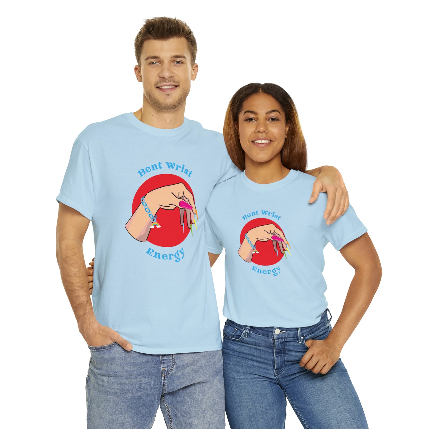 Bent Wrist Energy Pride Nail Heavy Cotton Tee