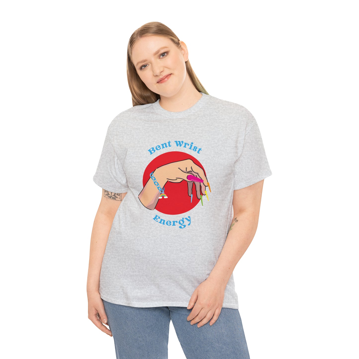Bent Wrist Energy Pride Nail Heavy Cotton Tee