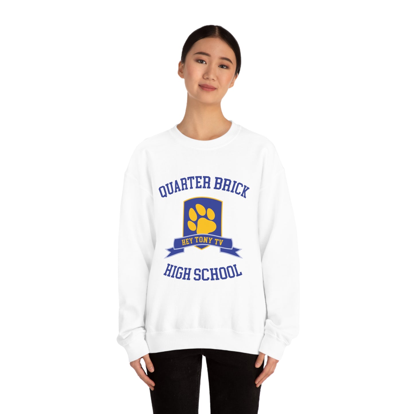 QuarterBrick High Unisex Crewneck Sweatshirt