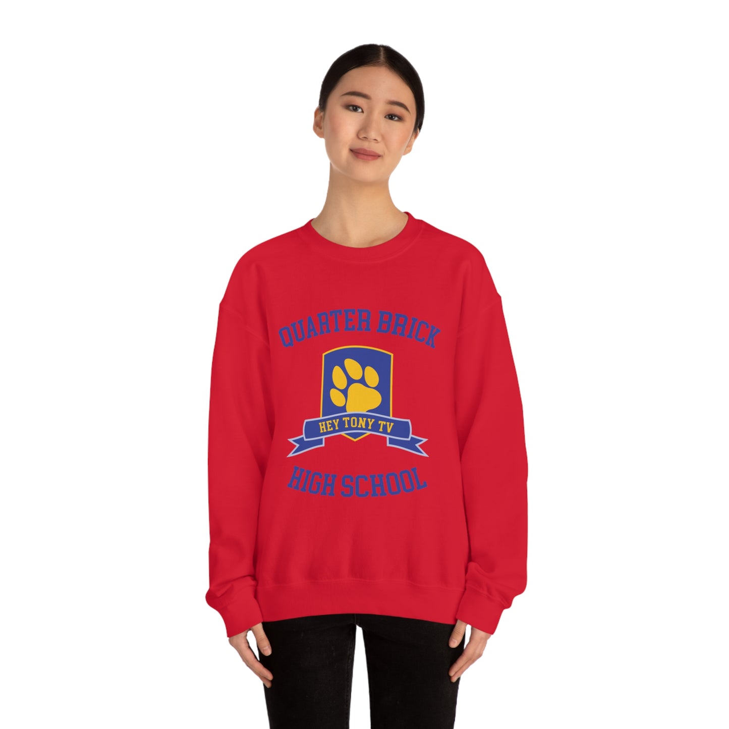 QuarterBrick High Unisex Crewneck Sweatshirt