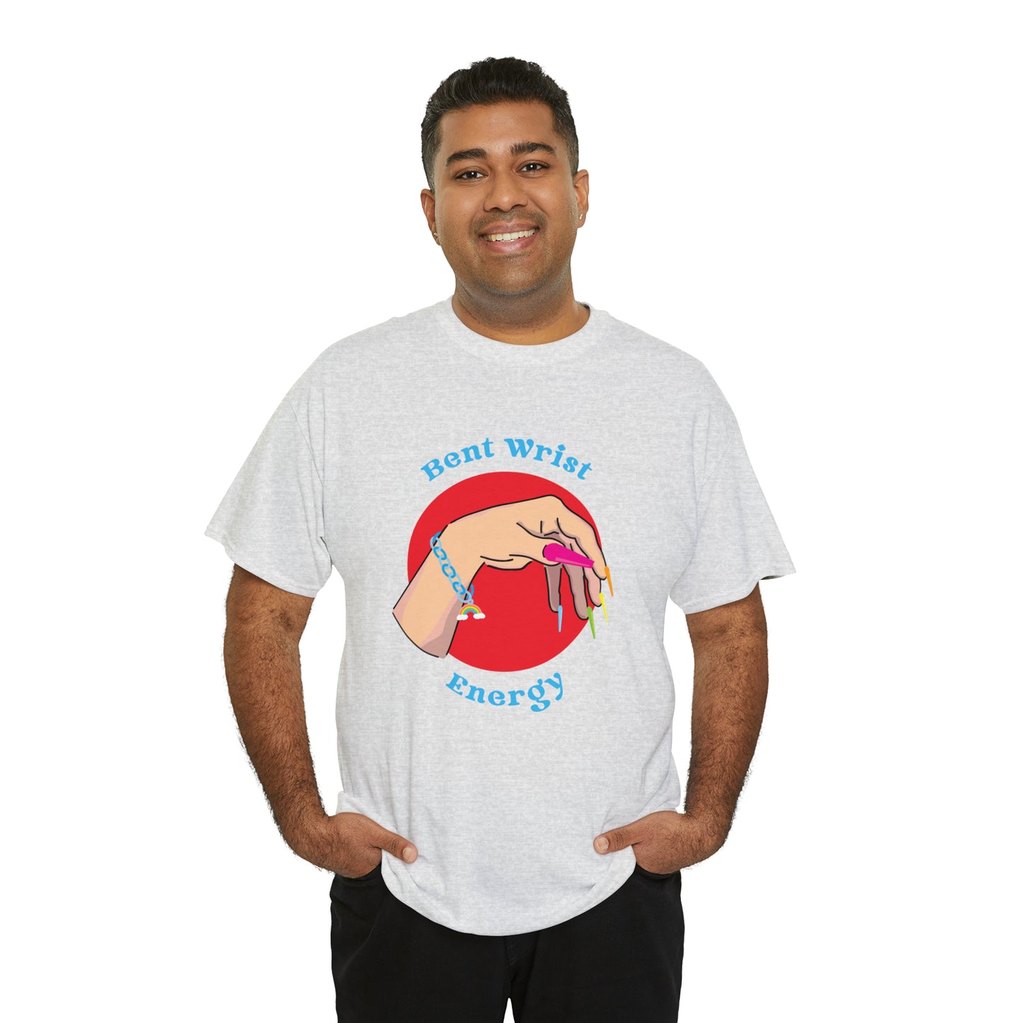 Bent Wrist Energy Pride Nail Heavy Cotton Tee