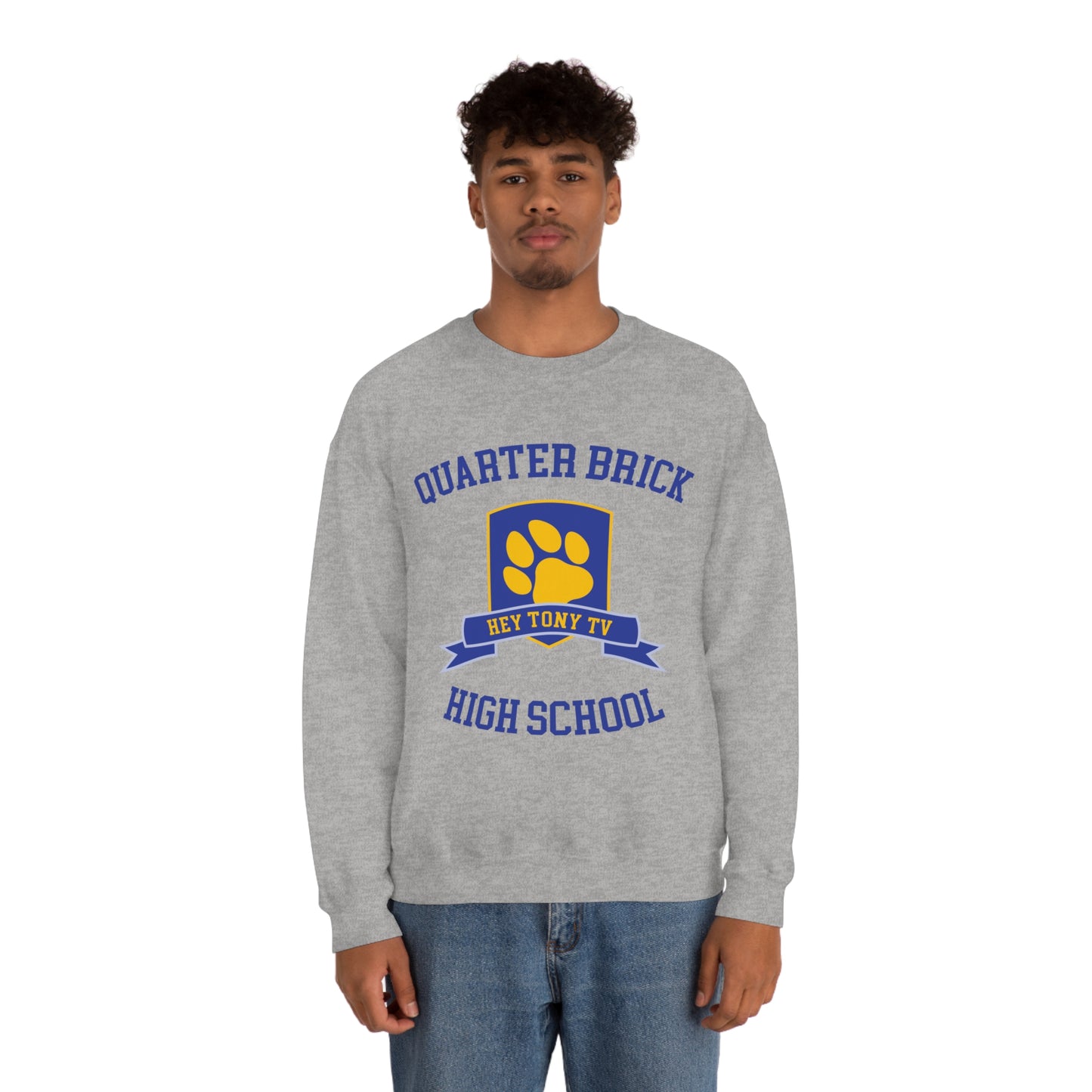 QuarterBrick High Unisex Crewneck Sweatshirt