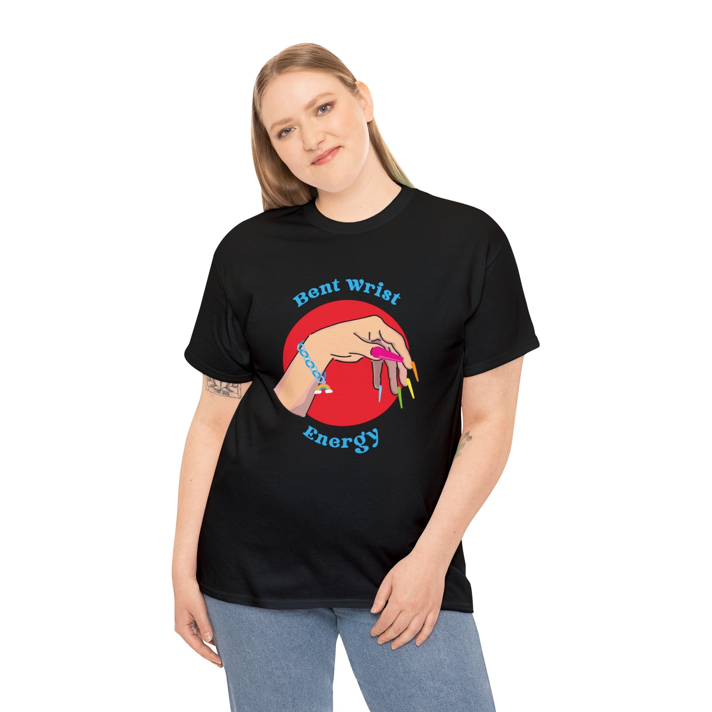 Bent Wrist Energy Pride Nail Heavy Cotton Tee
