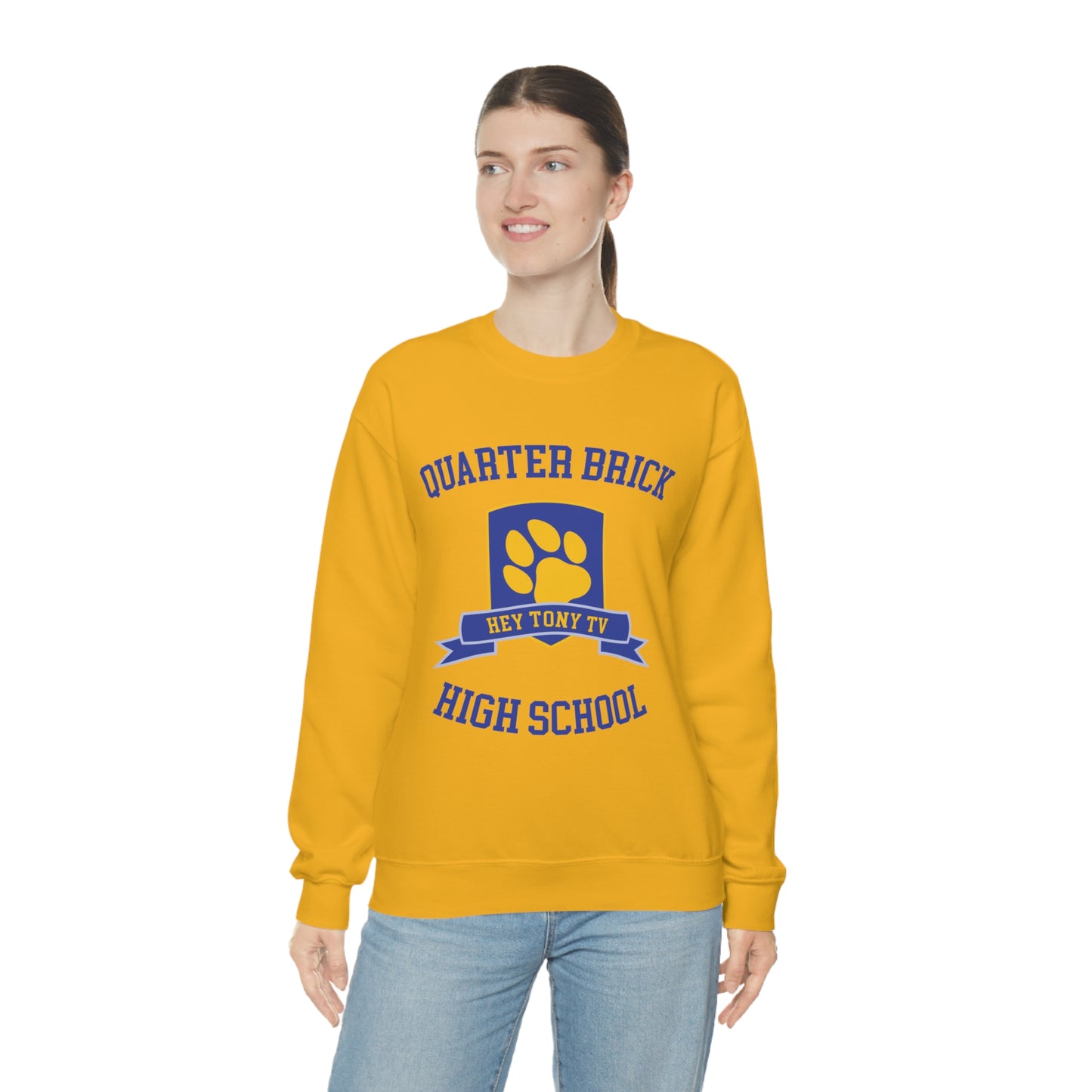 QuarterBrick High Unisex Crewneck Sweatshirt