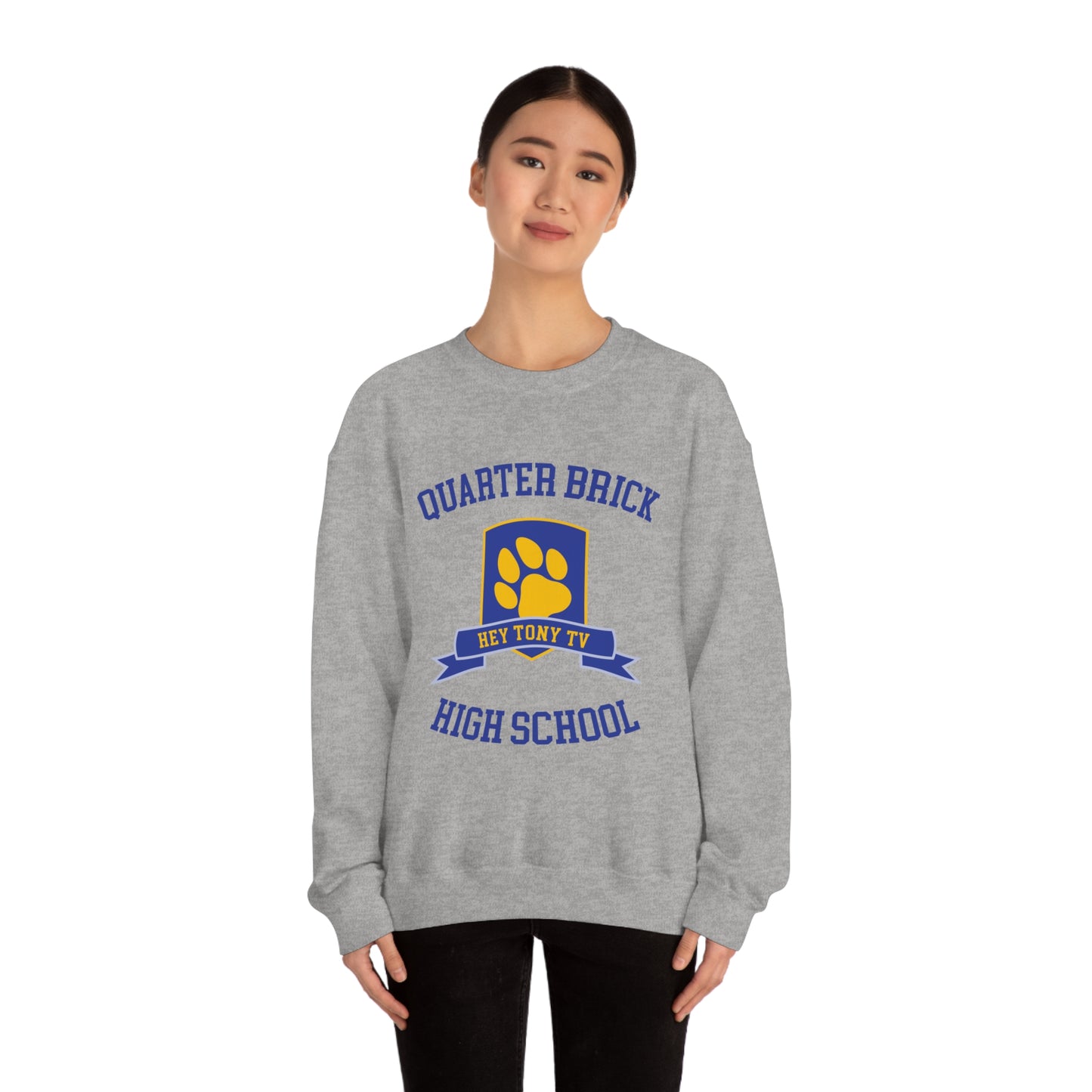 QuarterBrick High Unisex Crewneck Sweatshirt