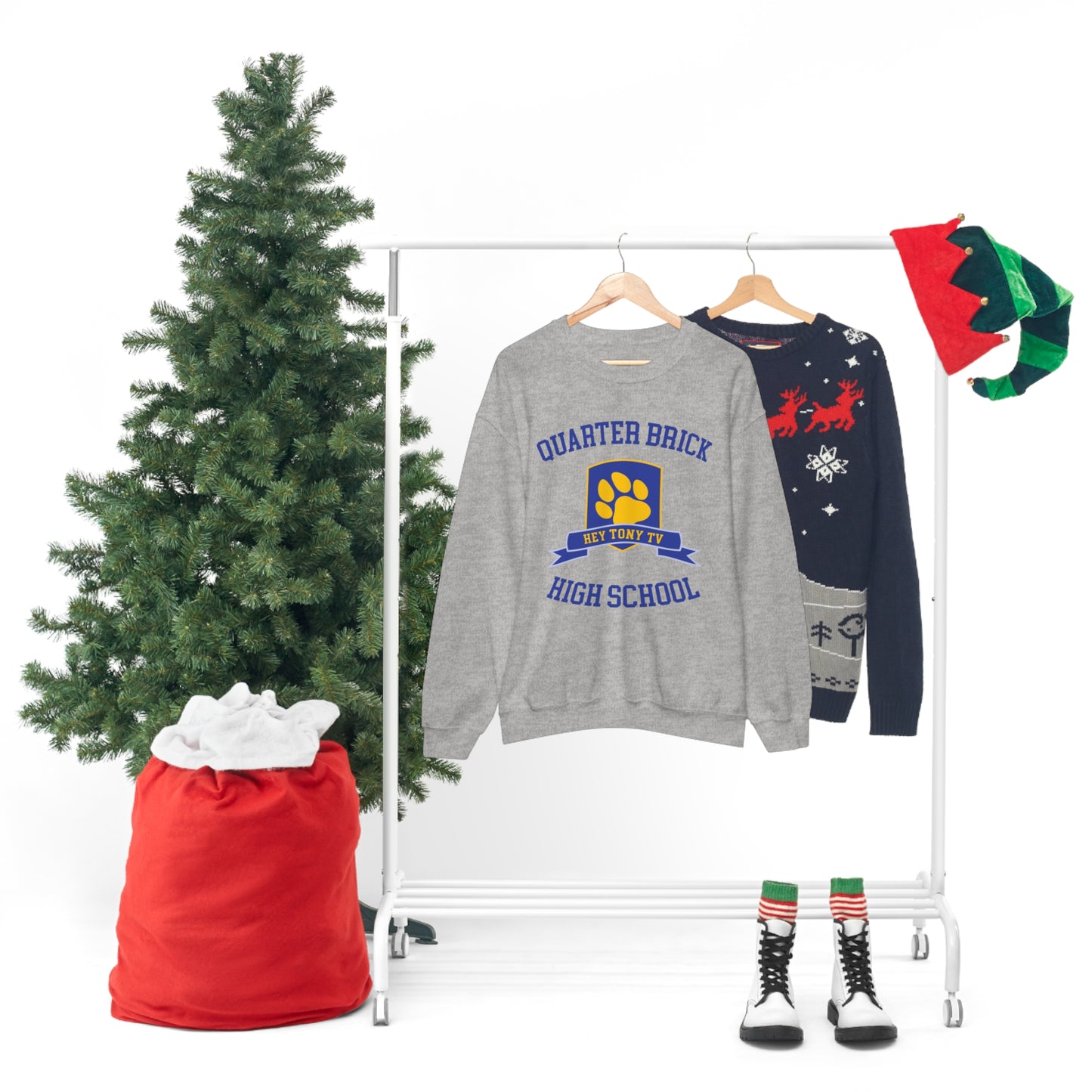 QuarterBrick High Unisex Crewneck Sweatshirt