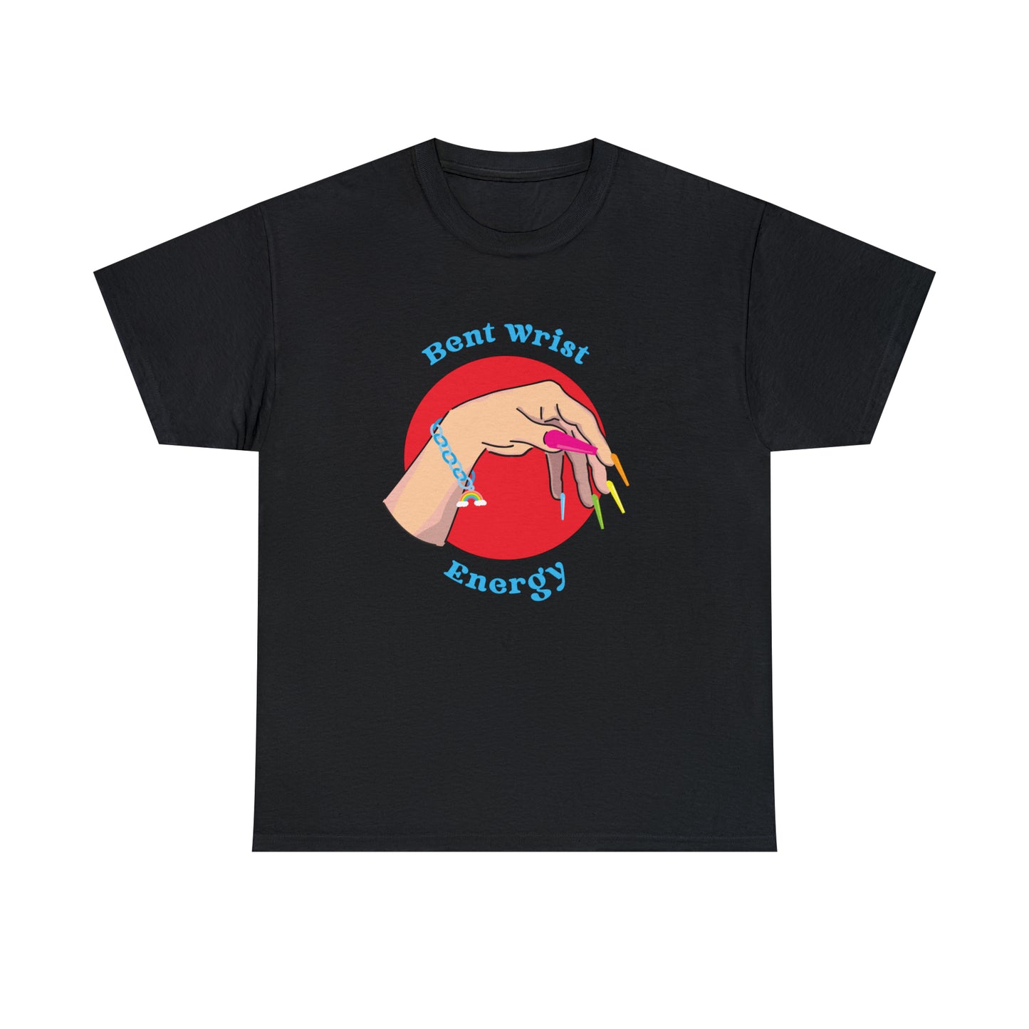 Bent Wrist Energy Pride Nail Heavy Cotton Tee