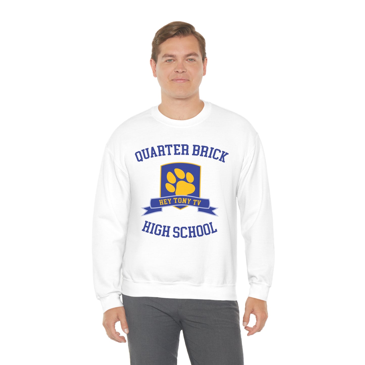 QuarterBrick High Unisex Crewneck Sweatshirt