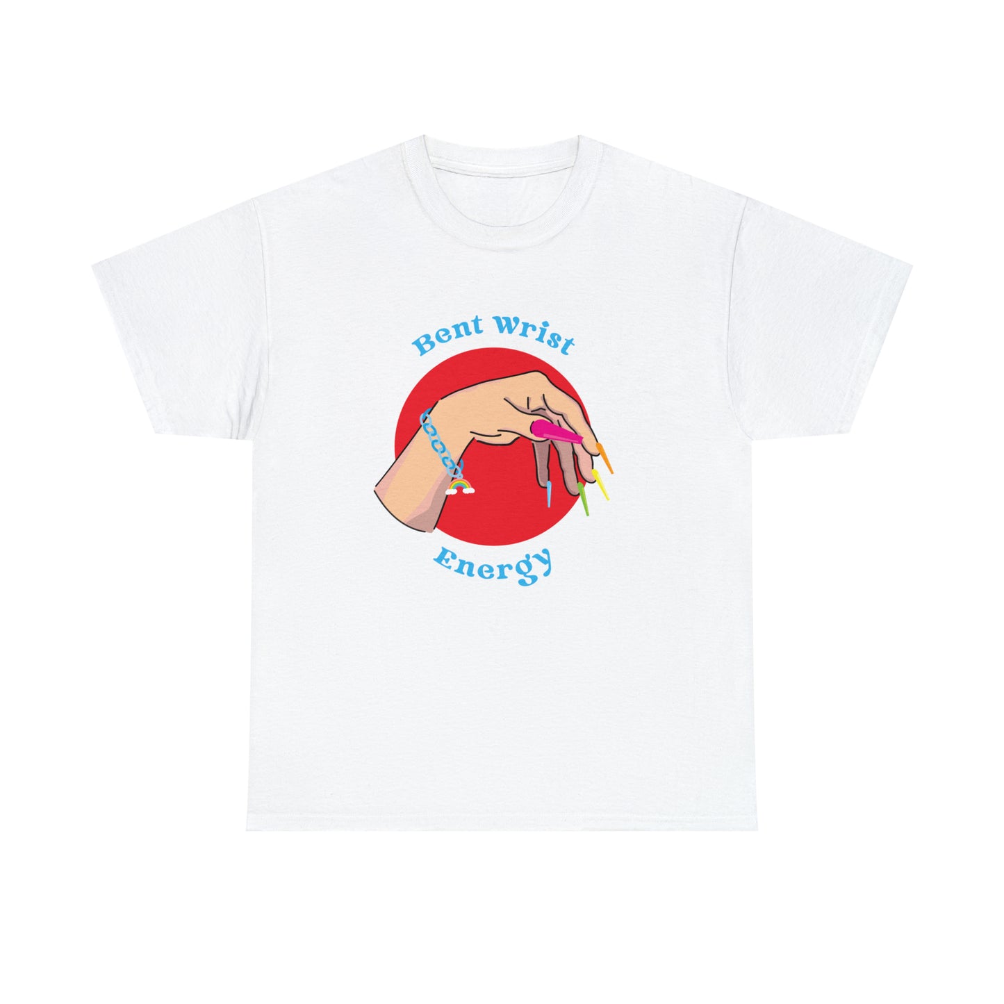 Bent Wrist Energy Pride Nail Heavy Cotton Tee