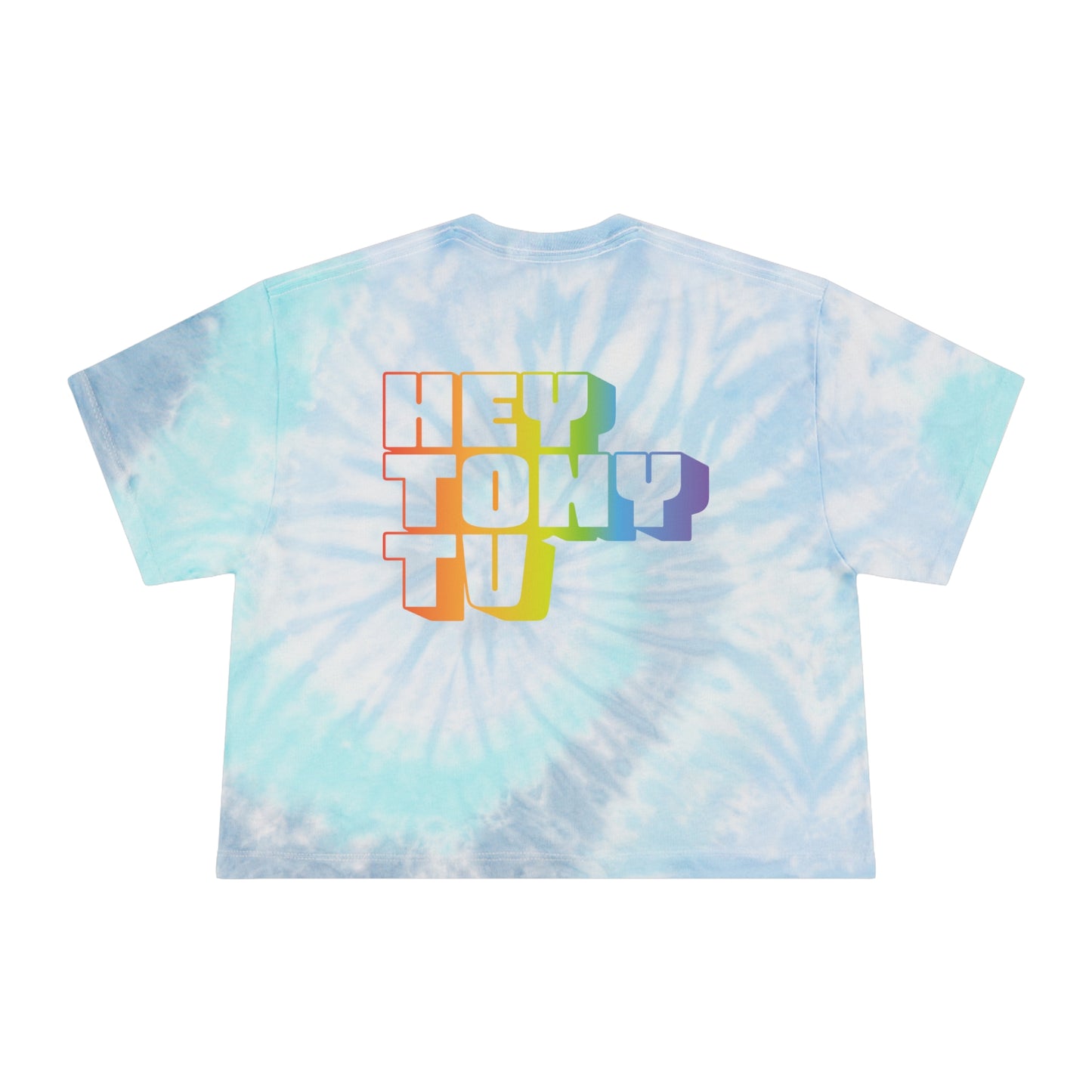 Bent Wrist Tie-Dye Crop Tee